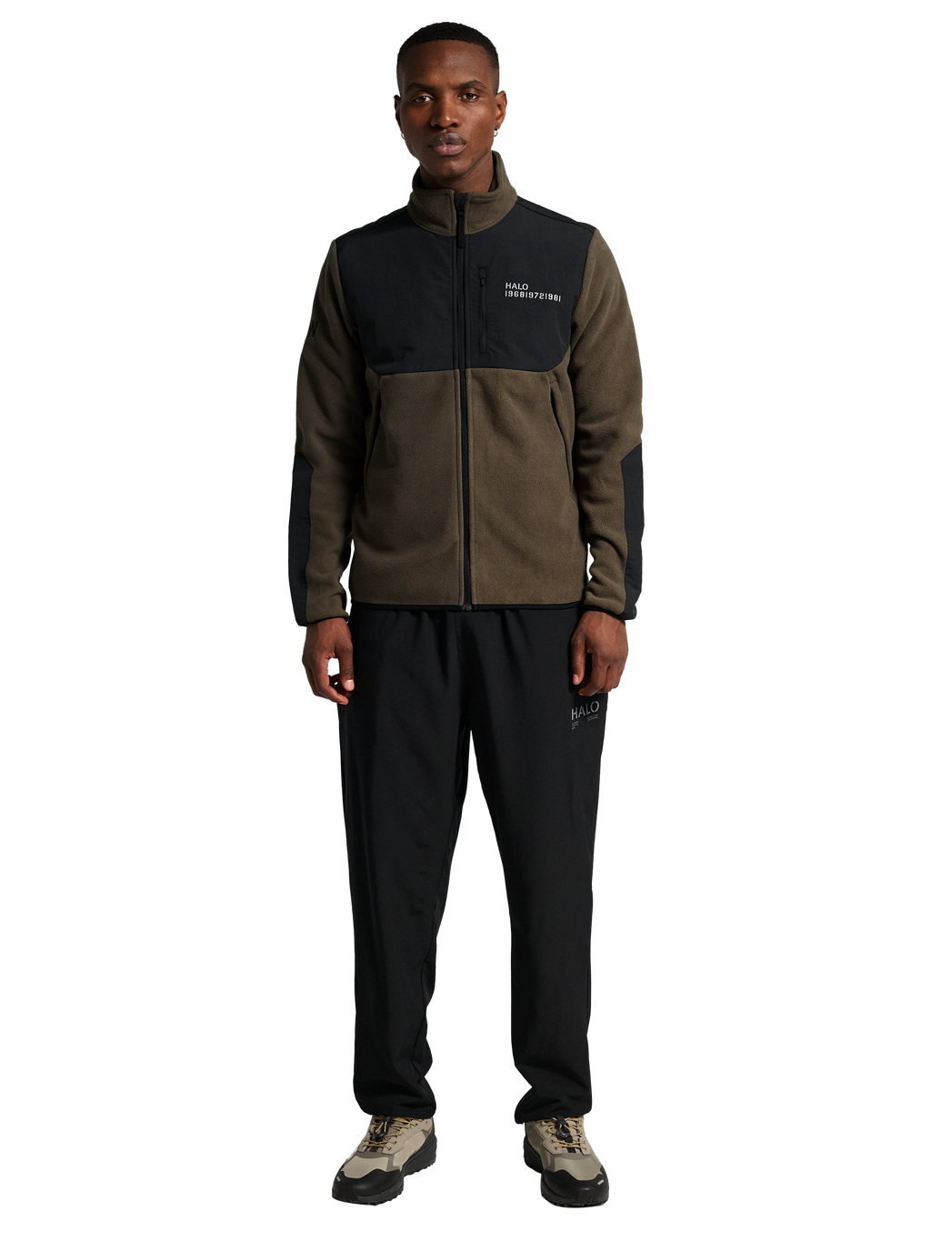 HALO BLOCKED ZIP FLEECE