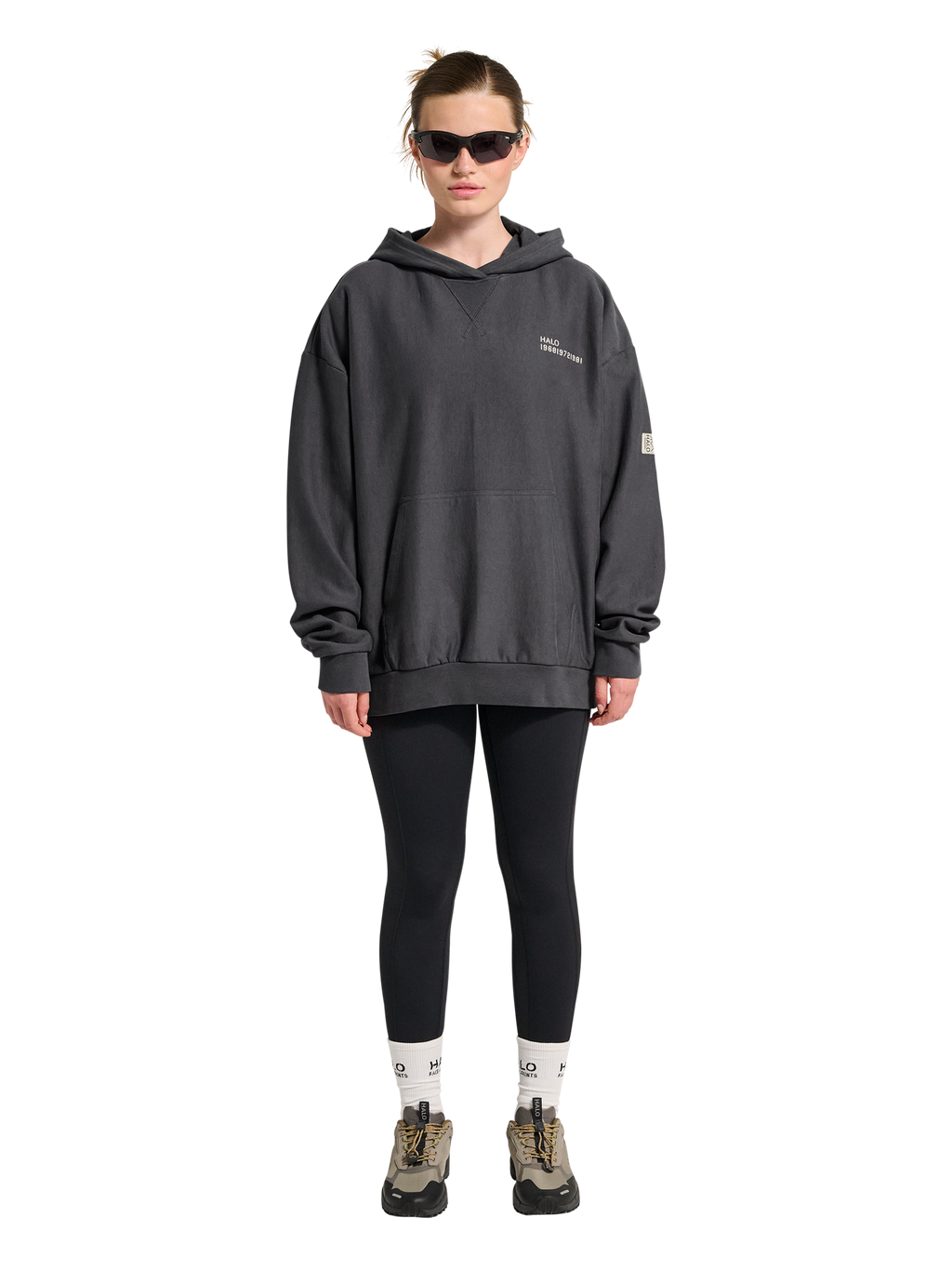HALO REVERSE BOXY HOODIE