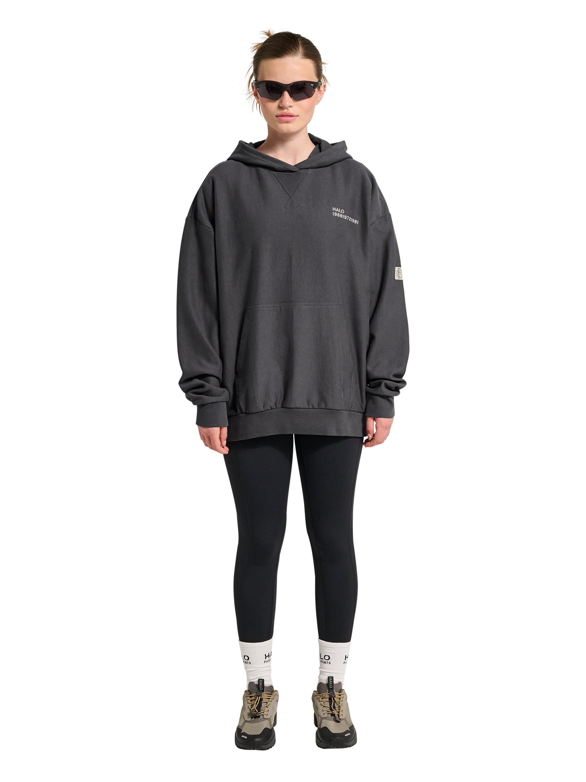 HALO REVERSE BOXY HOODIE