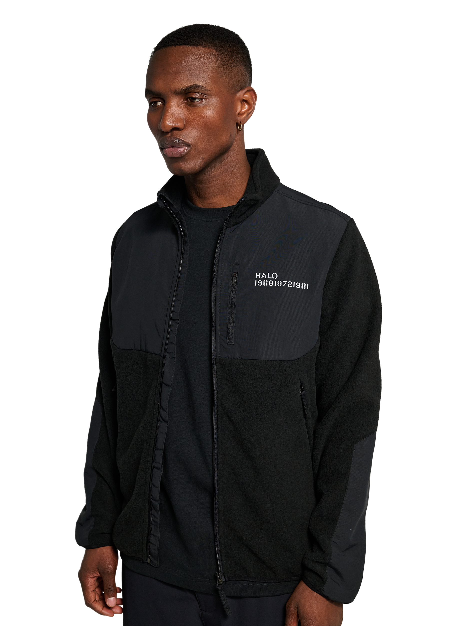 HALO BLOCKED ZIP FLEECE