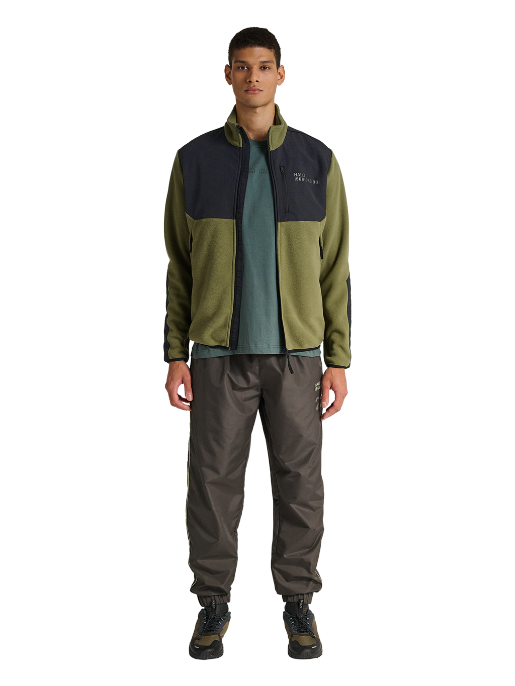 HALO BLOCKED ZIP FLEECE