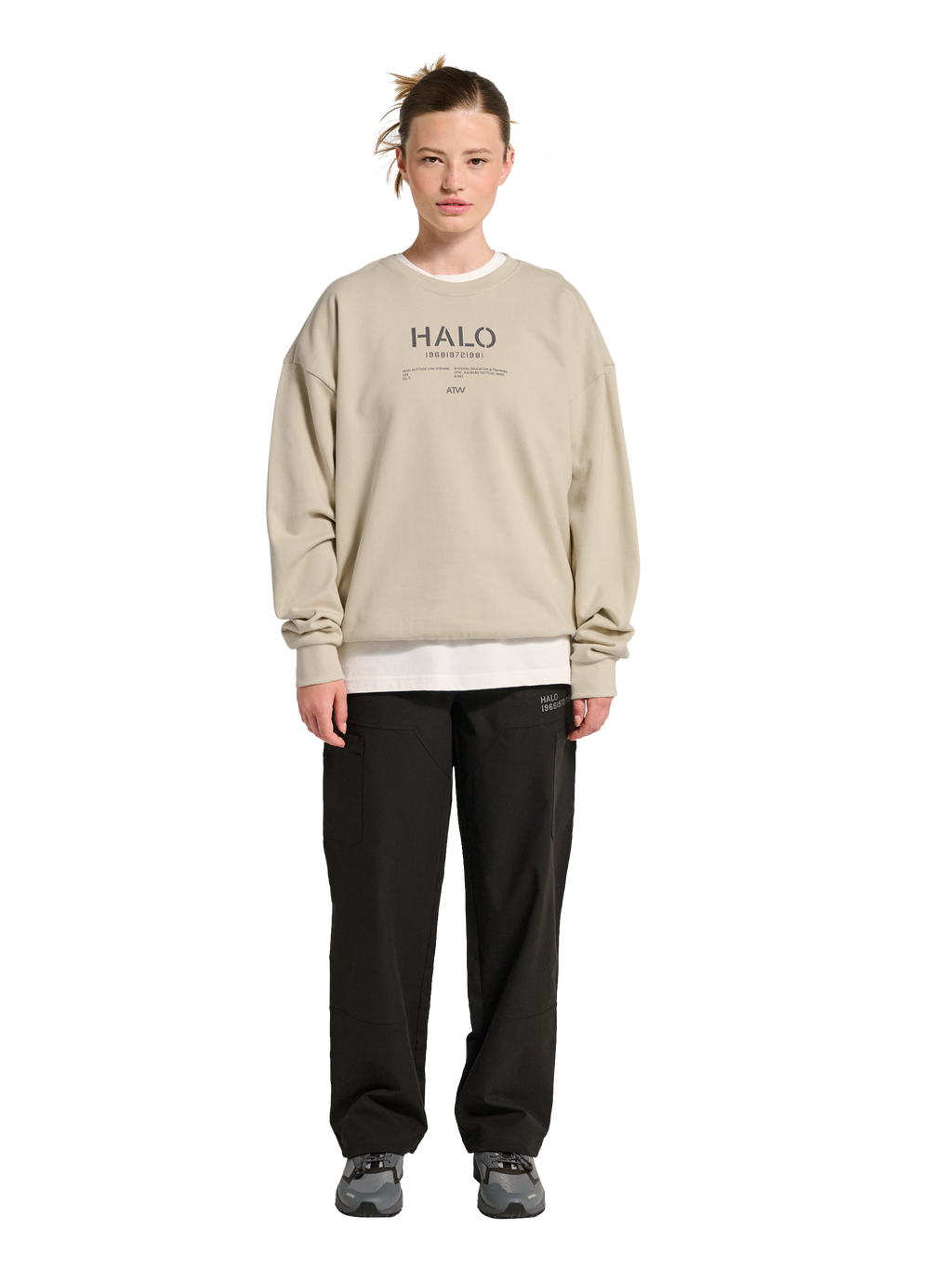HALO GRAPHIC BOXY CREW