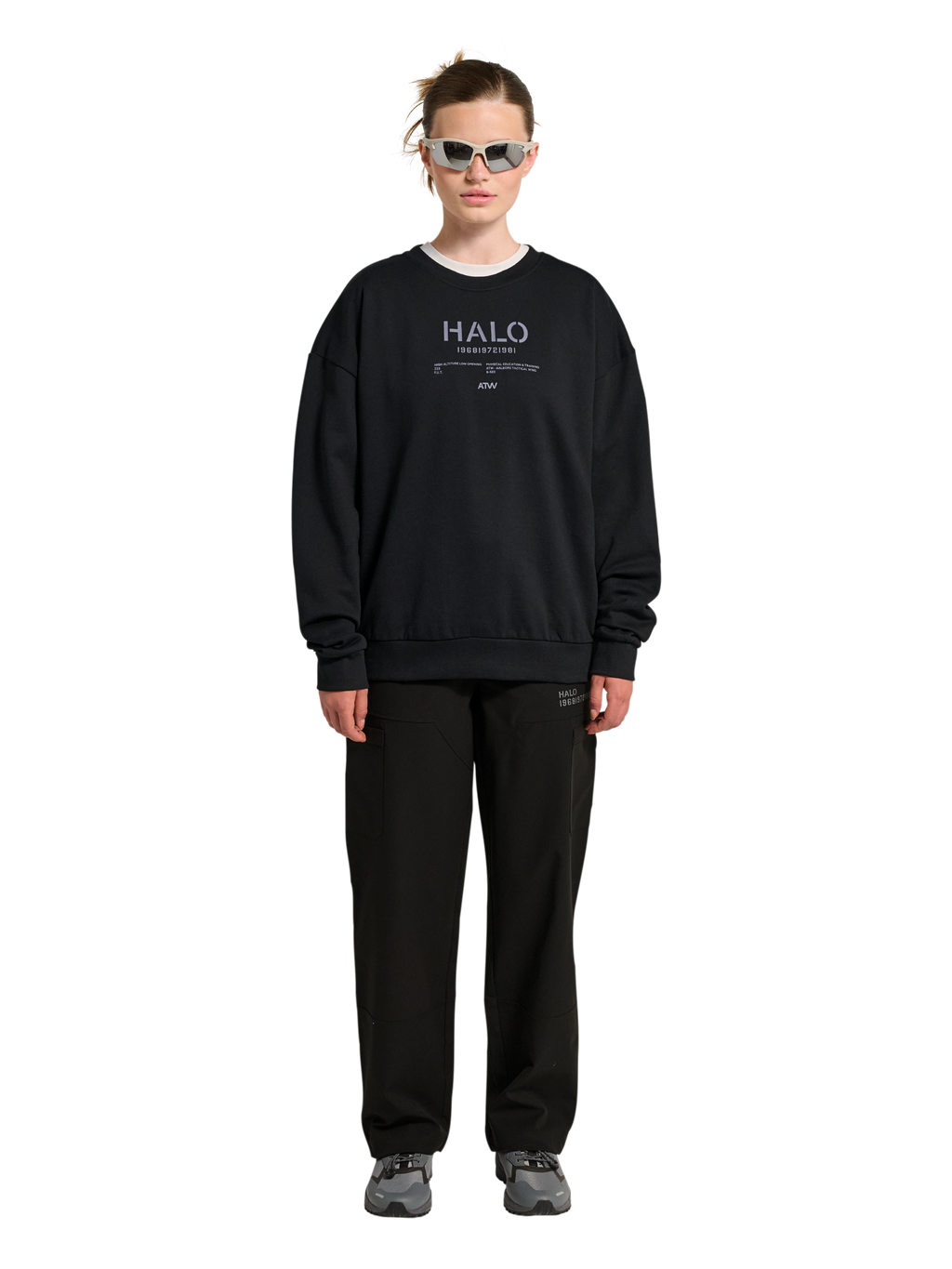 HALO GRAPHIC BOXY CREW