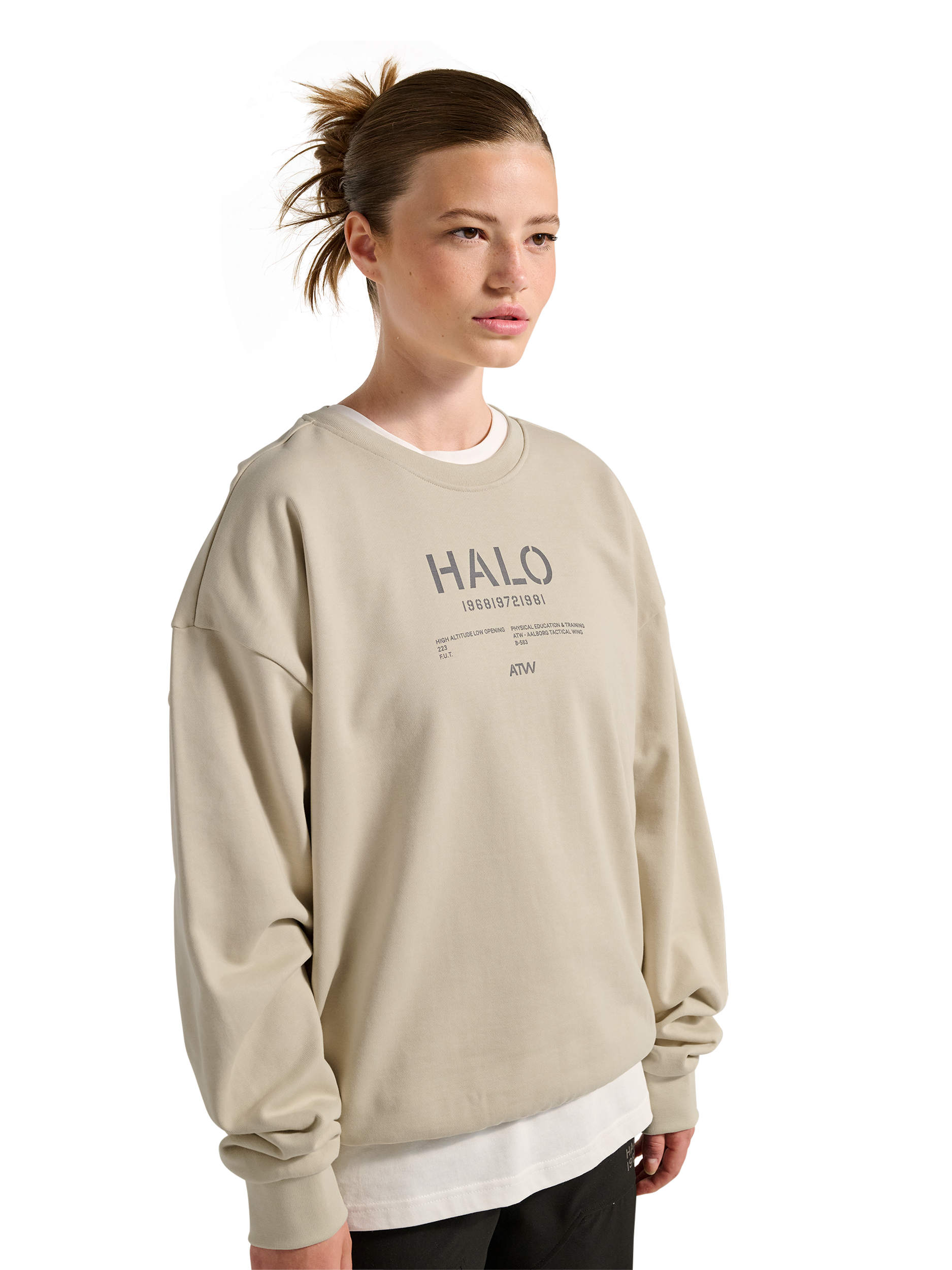 HALO GRAPHIC BOXY CREW