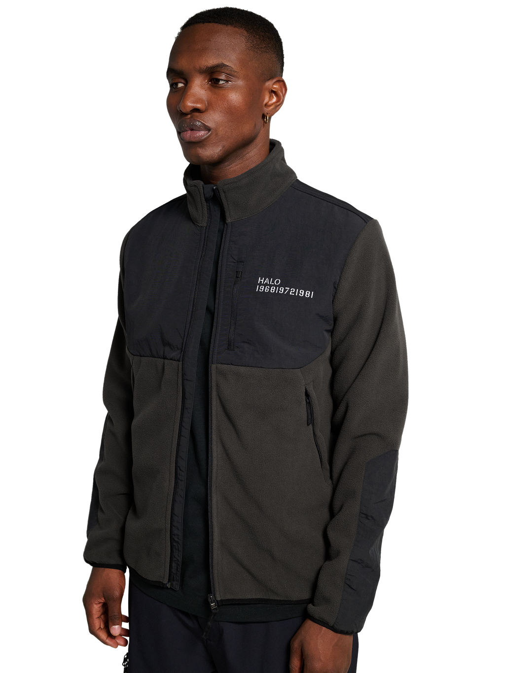 HALO BLOCKED ZIP FLEECE