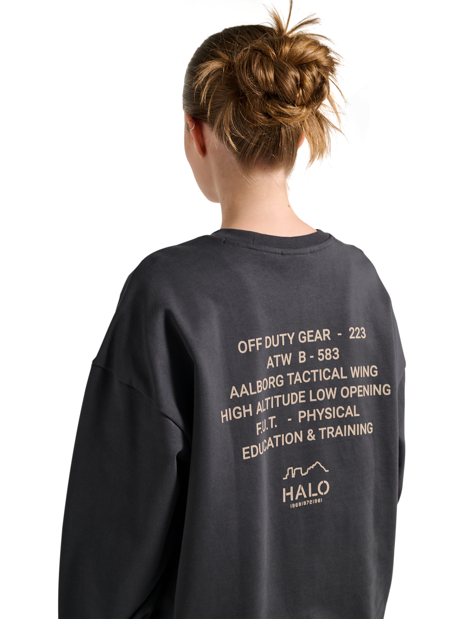 HALO GRAPHIC BOXY CREW