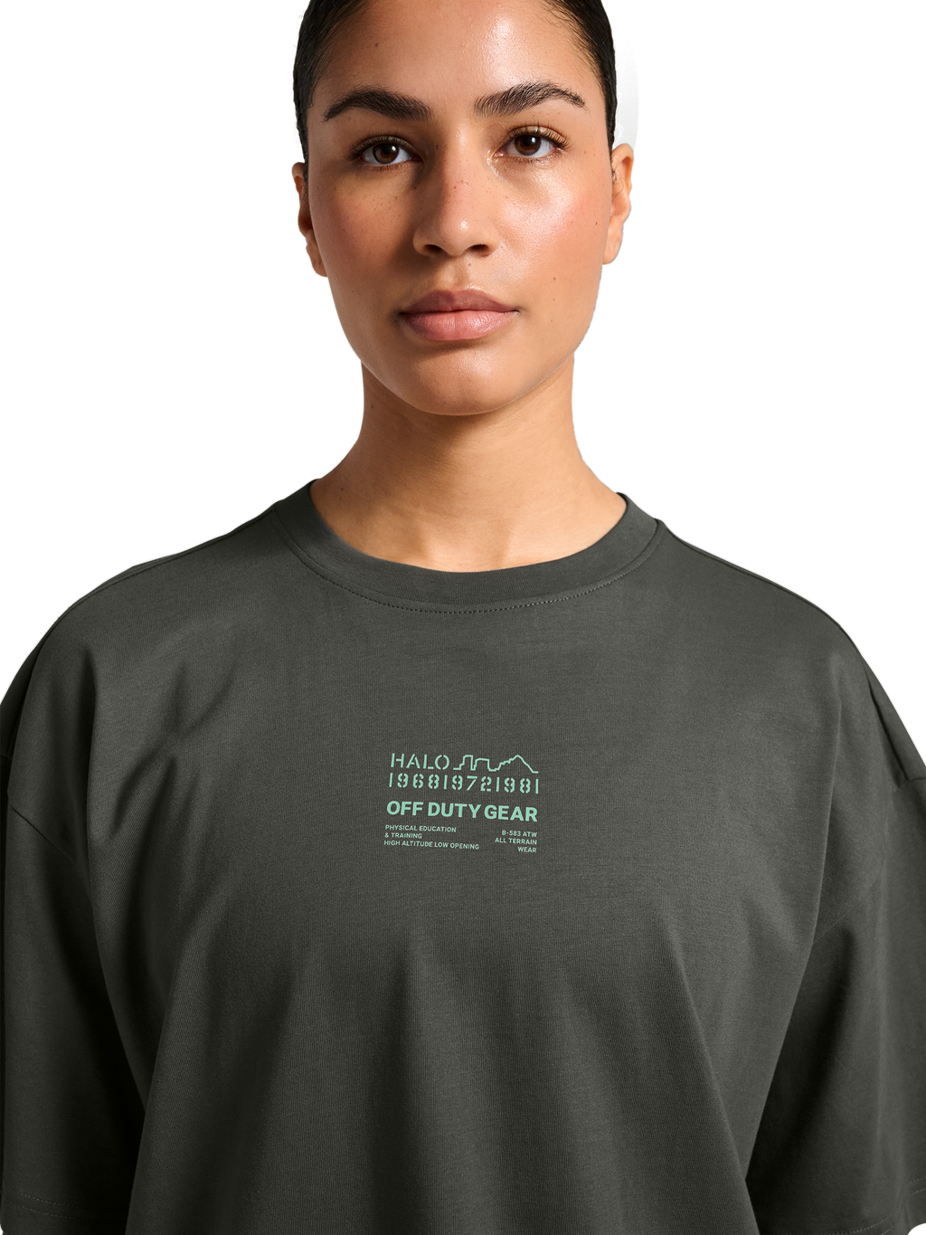 HALO GRAPHIC BOXY T-SHIRT