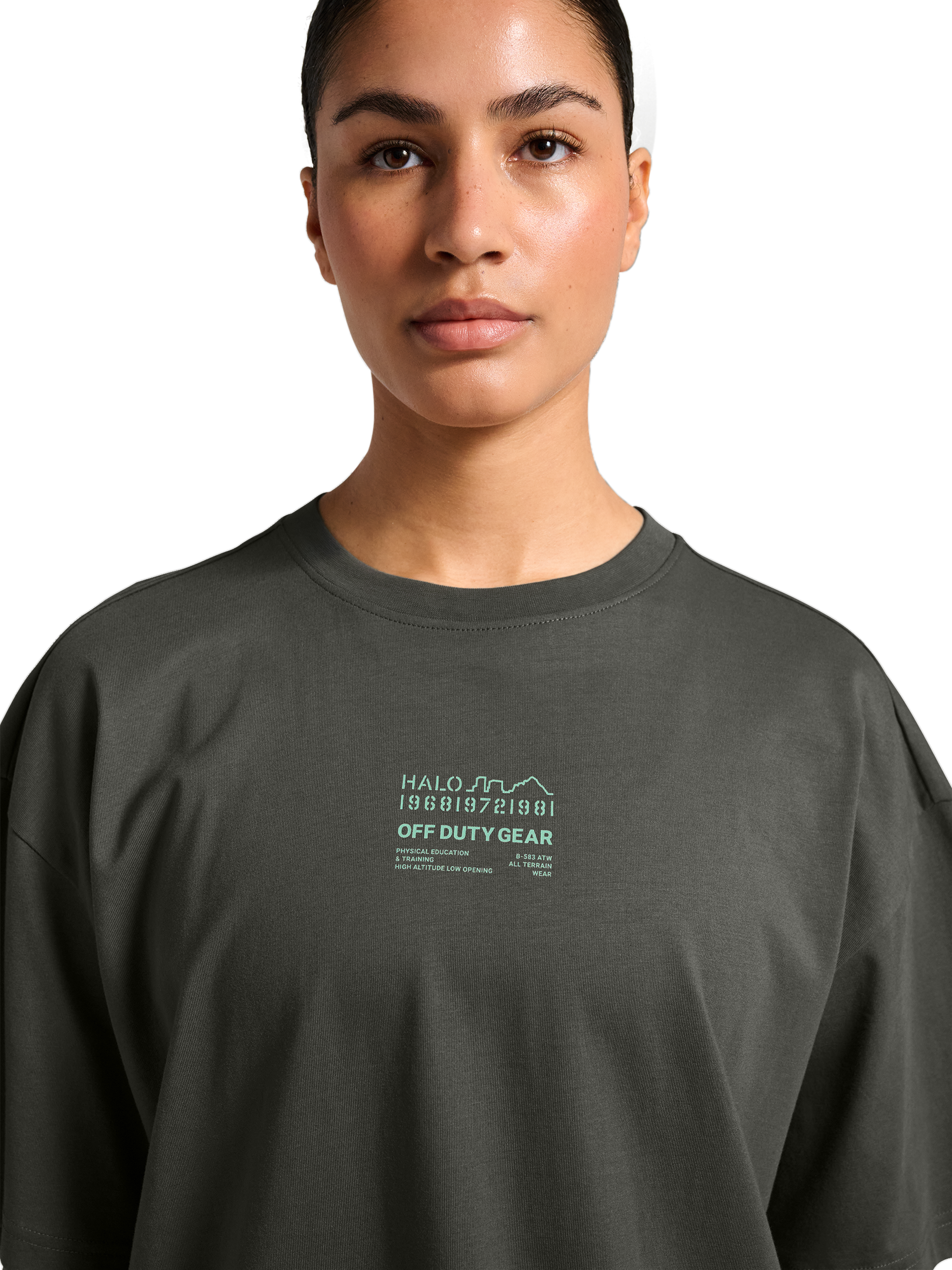 HALO GRAPHIC BOXY T-SHIRT
