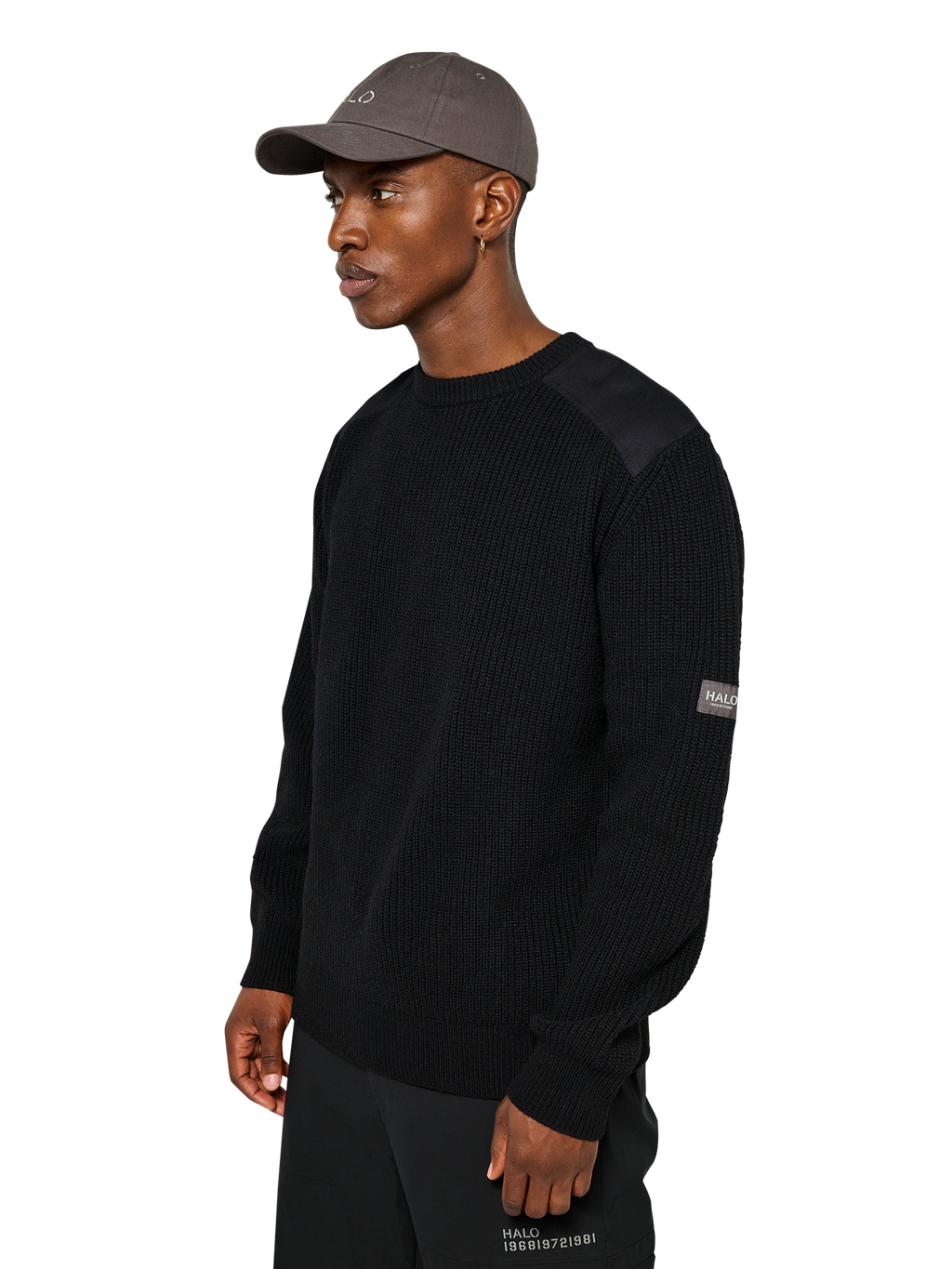 HALO WOOL CREW KNIT
