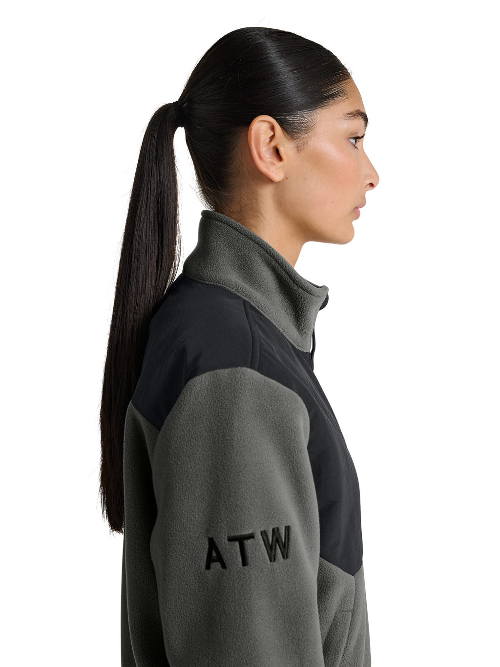 HALO BLOCKED ZIP FLEECE