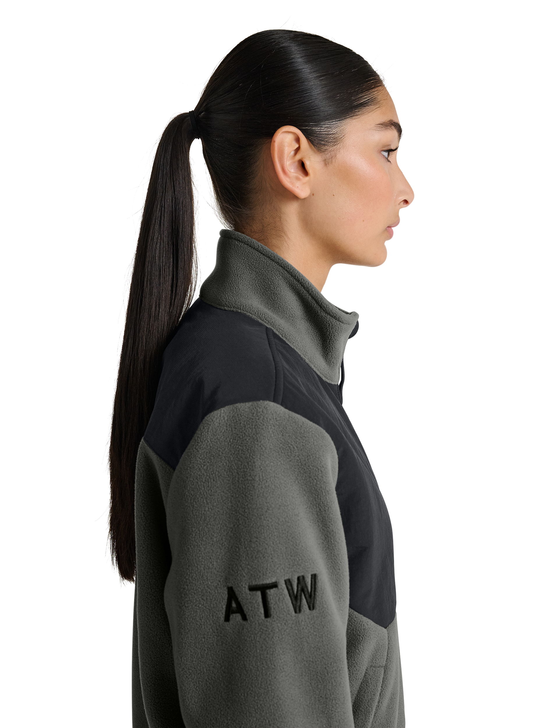 HALO BLOCKED ZIP FLEECE