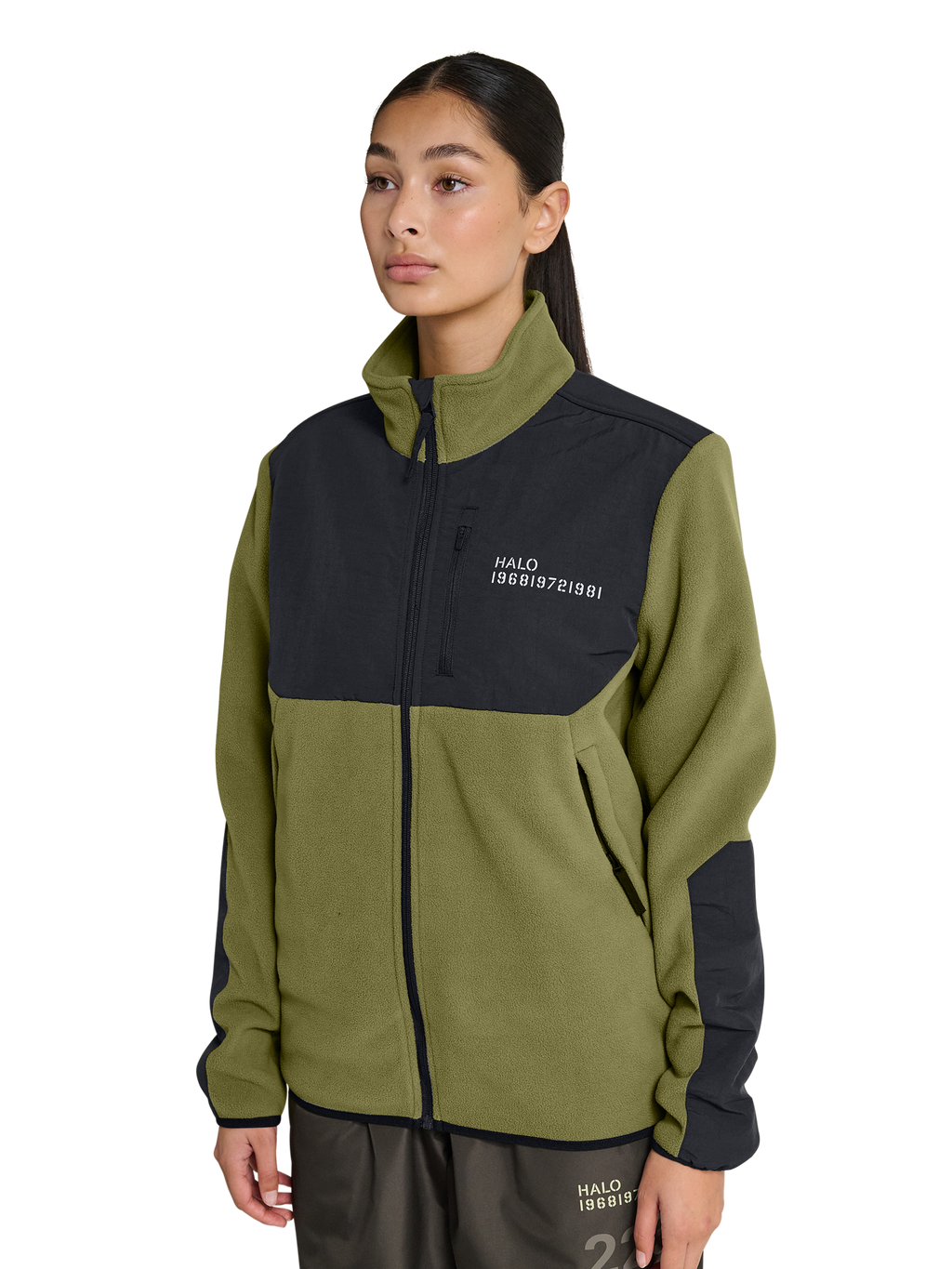 HALO BLOCKED ZIP FLEECE