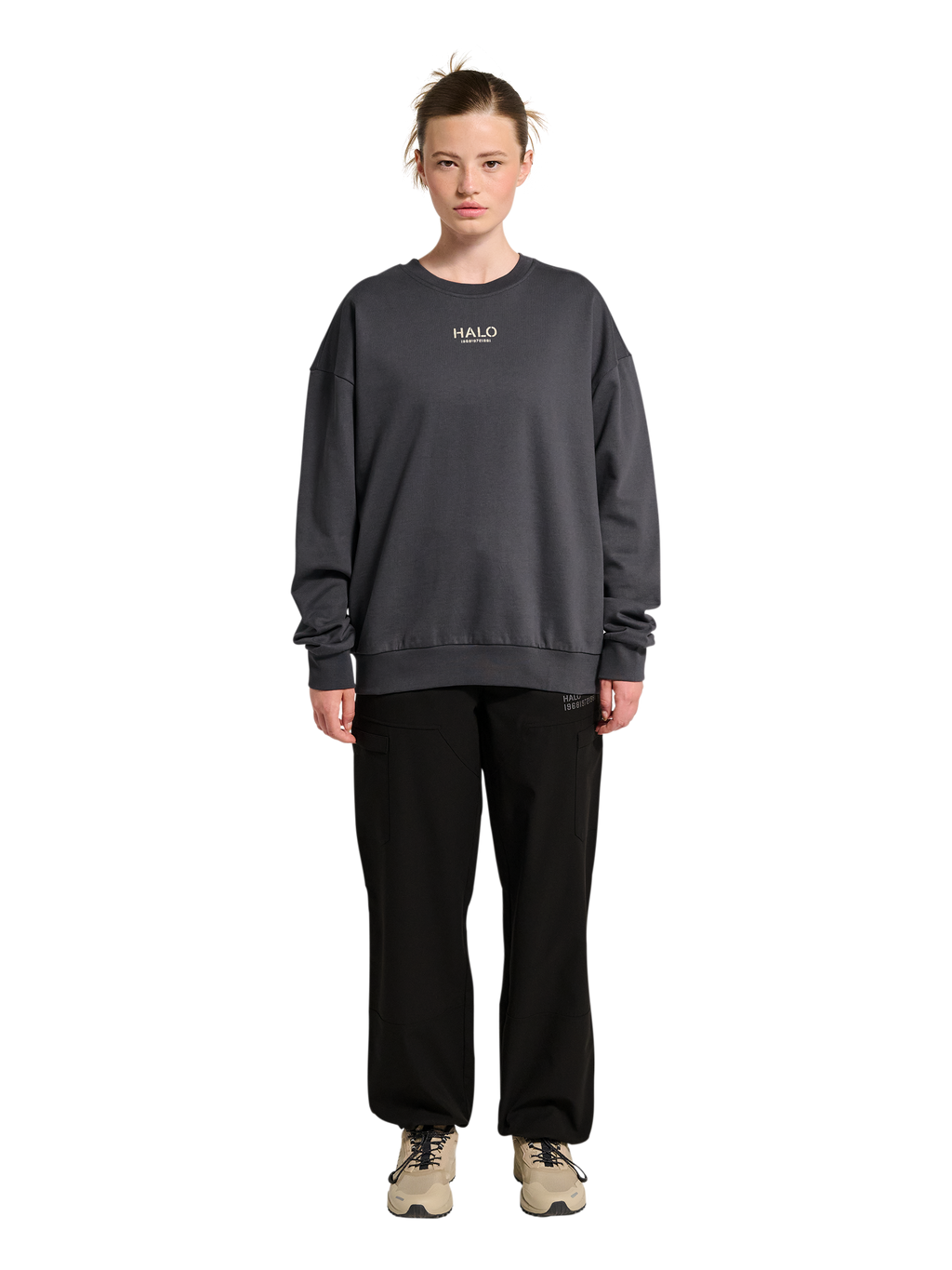 HALO GRAPHIC BOXY CREW