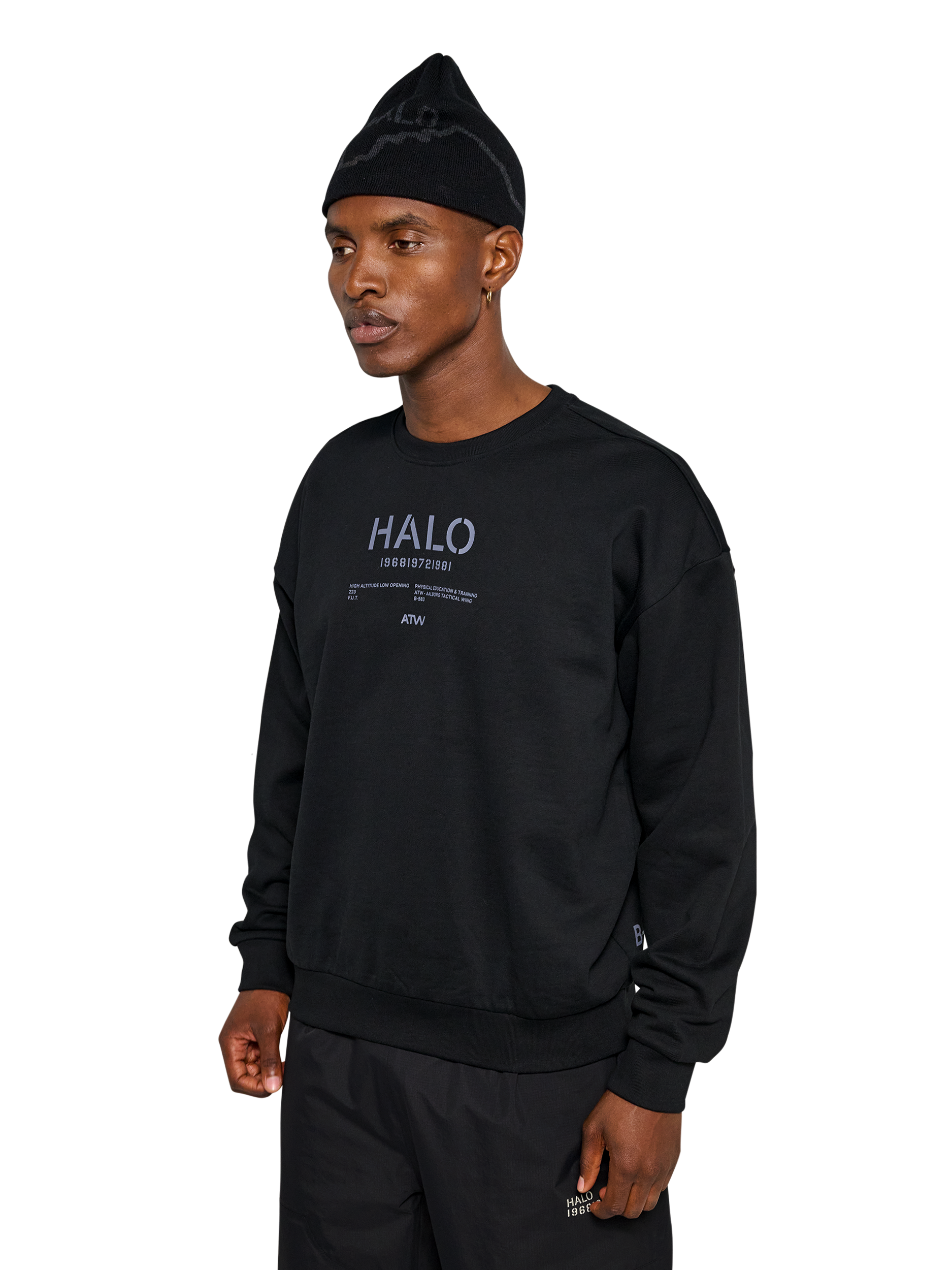 HALO GRAPHIC BOXY CREW
