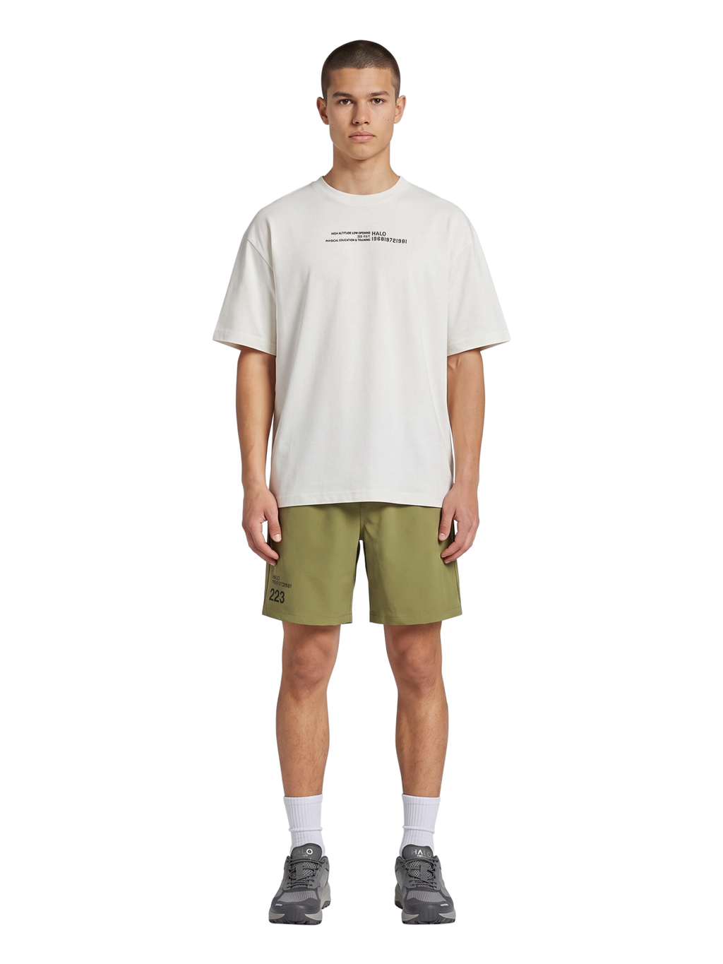 HALO GRAPHIC BOXY T-SHIRT