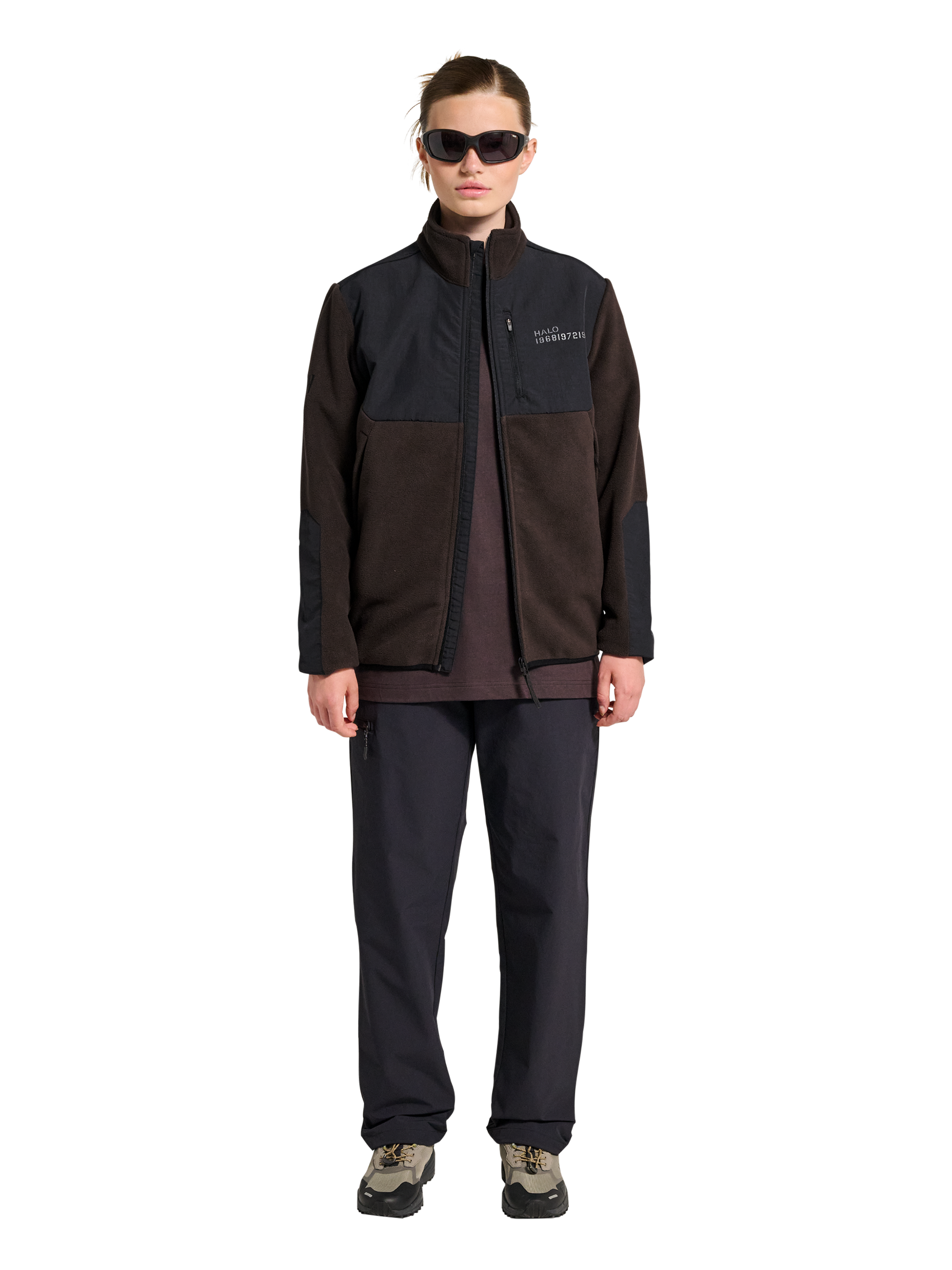 HALO BLOCKED ZIP FLEECE