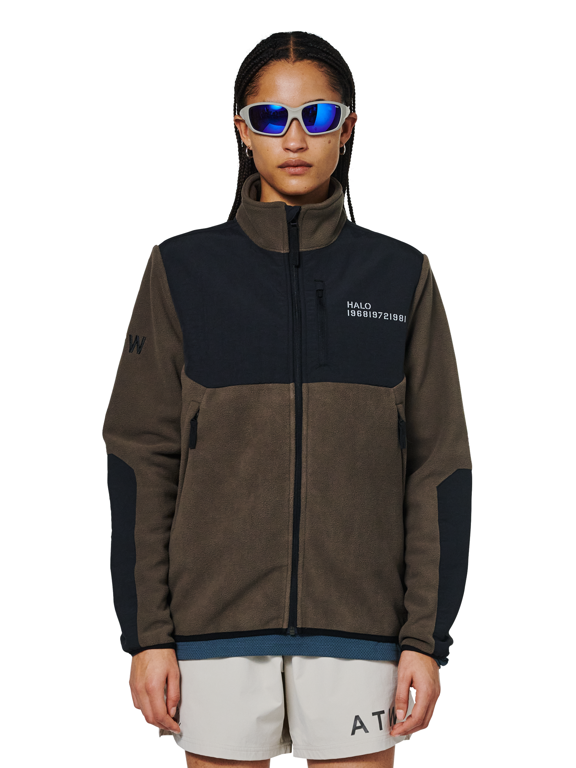 HALO BLOCKED ZIP FLEECE