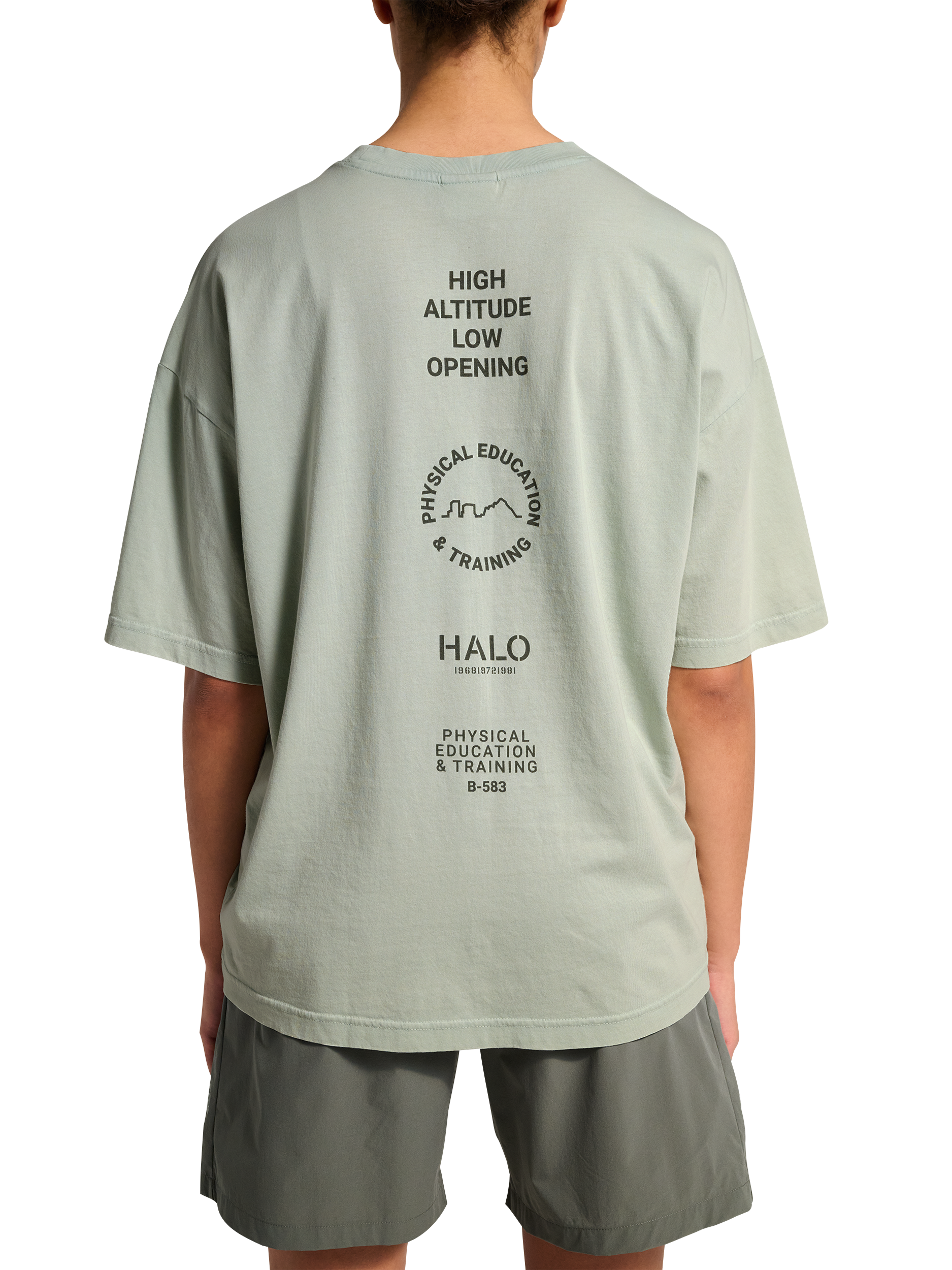 HALO GRAPHIC LOGO BOXY T-SHIRT