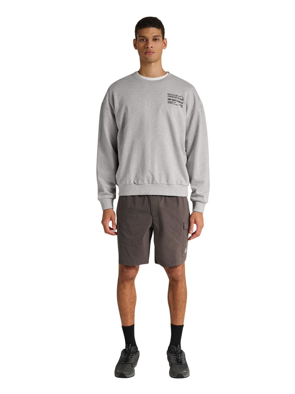 HALO GRAPHIC BOXY CREW