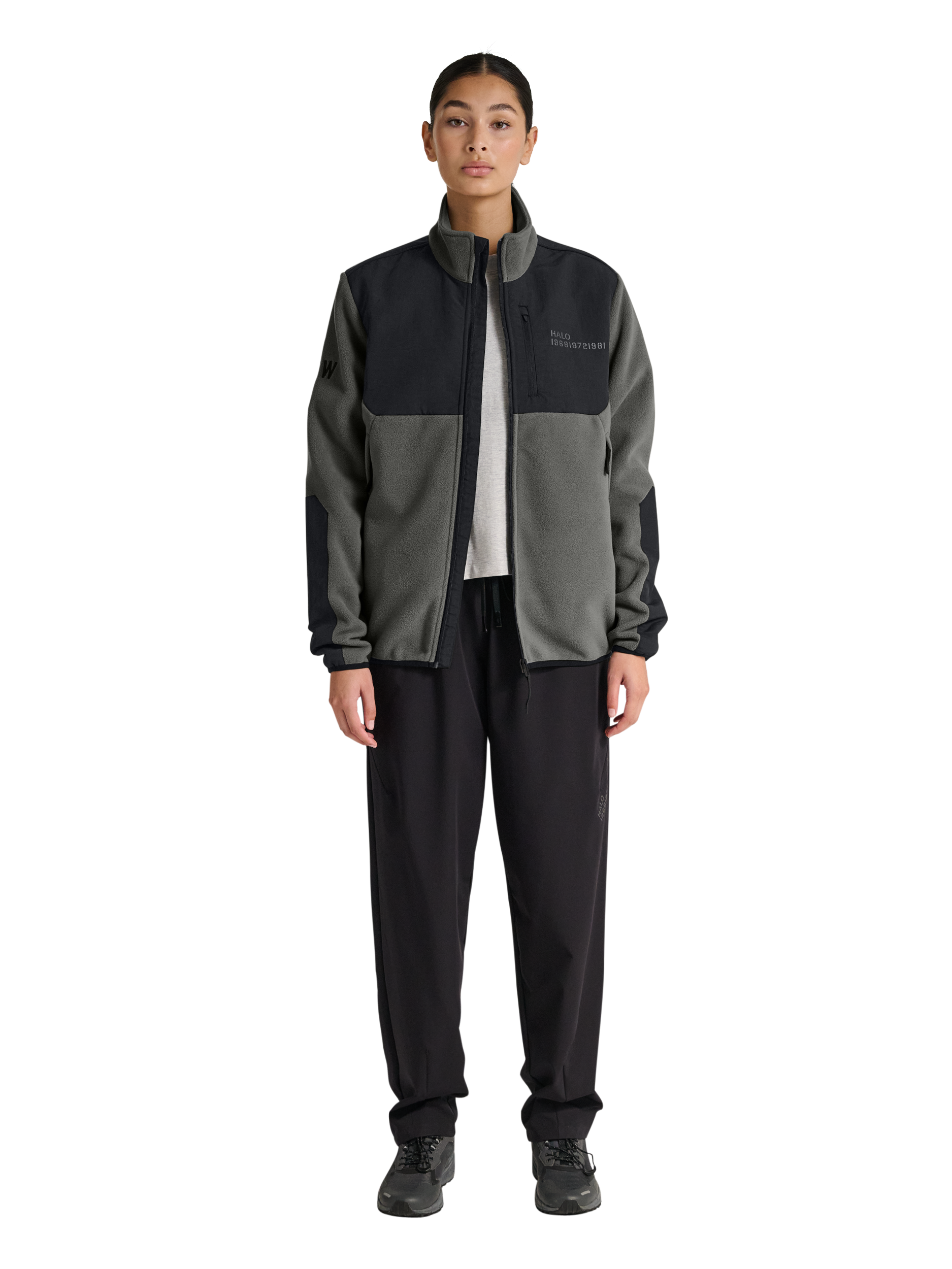 HALO BLOCKED ZIP FLEECE