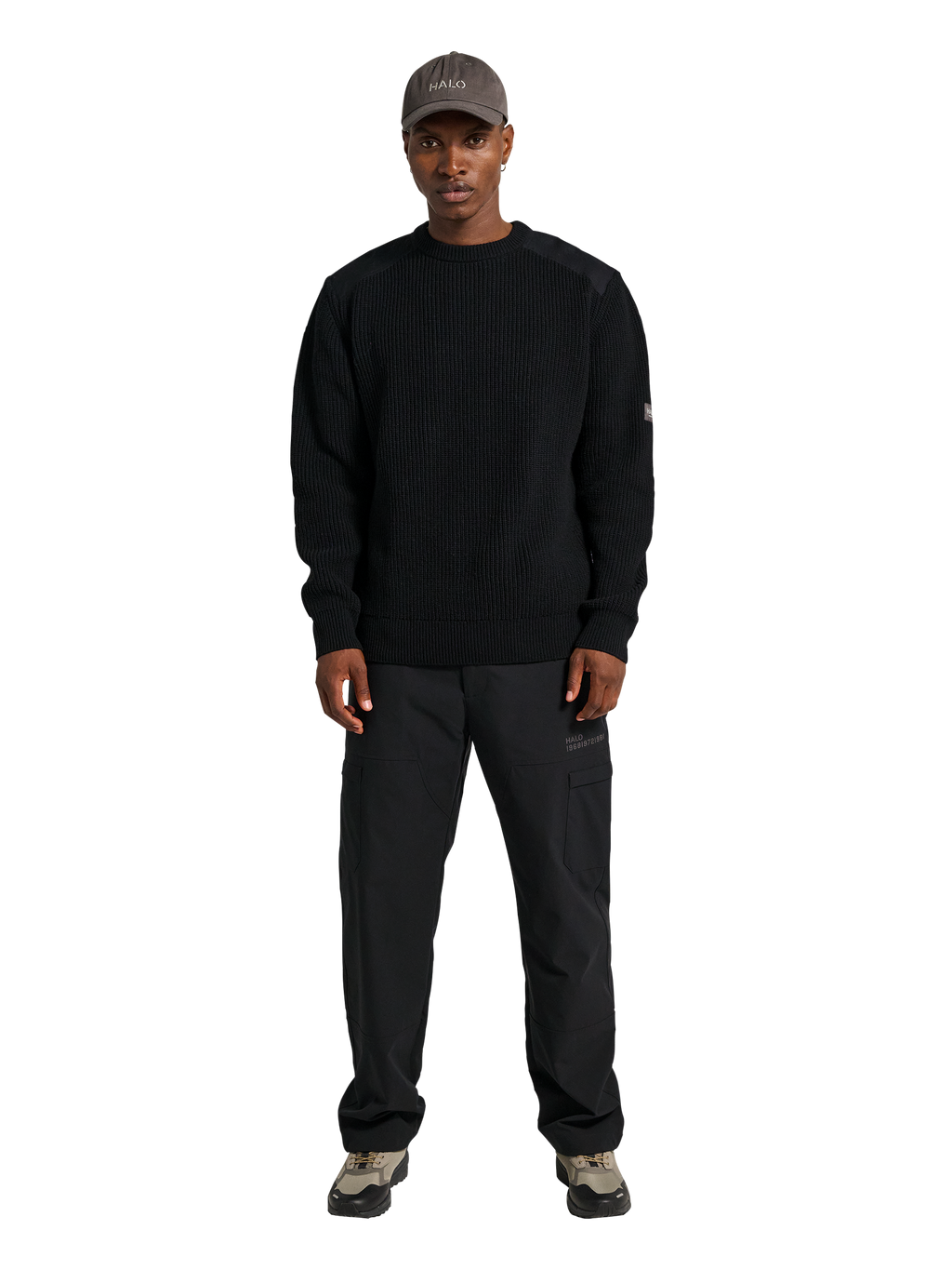 HALO WOOL CREW KNIT