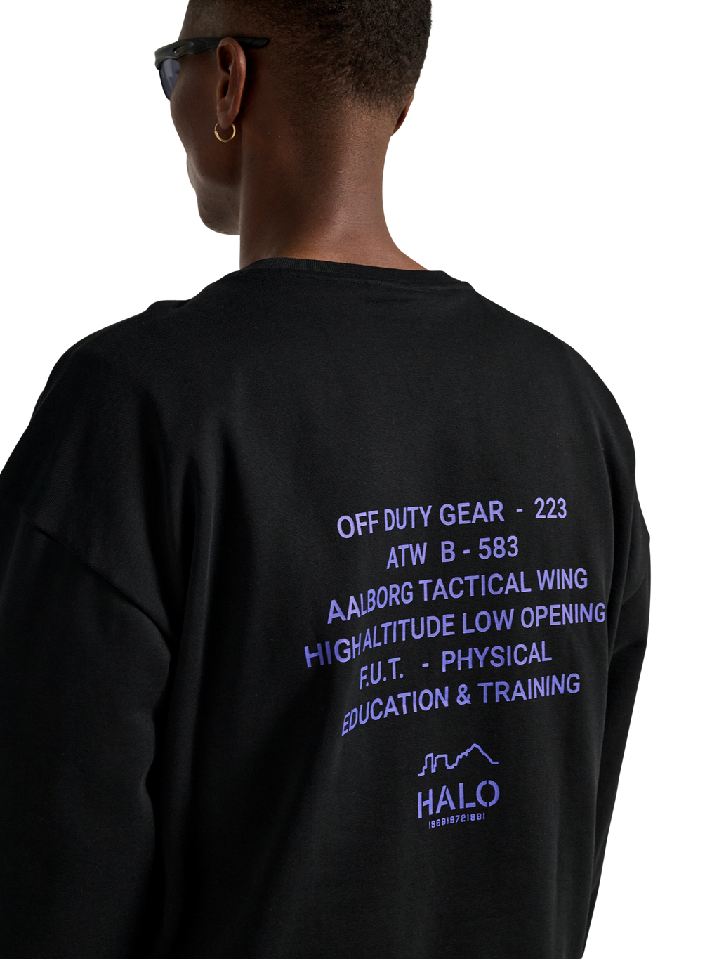 HALO GRAPHIC BOXY CREW