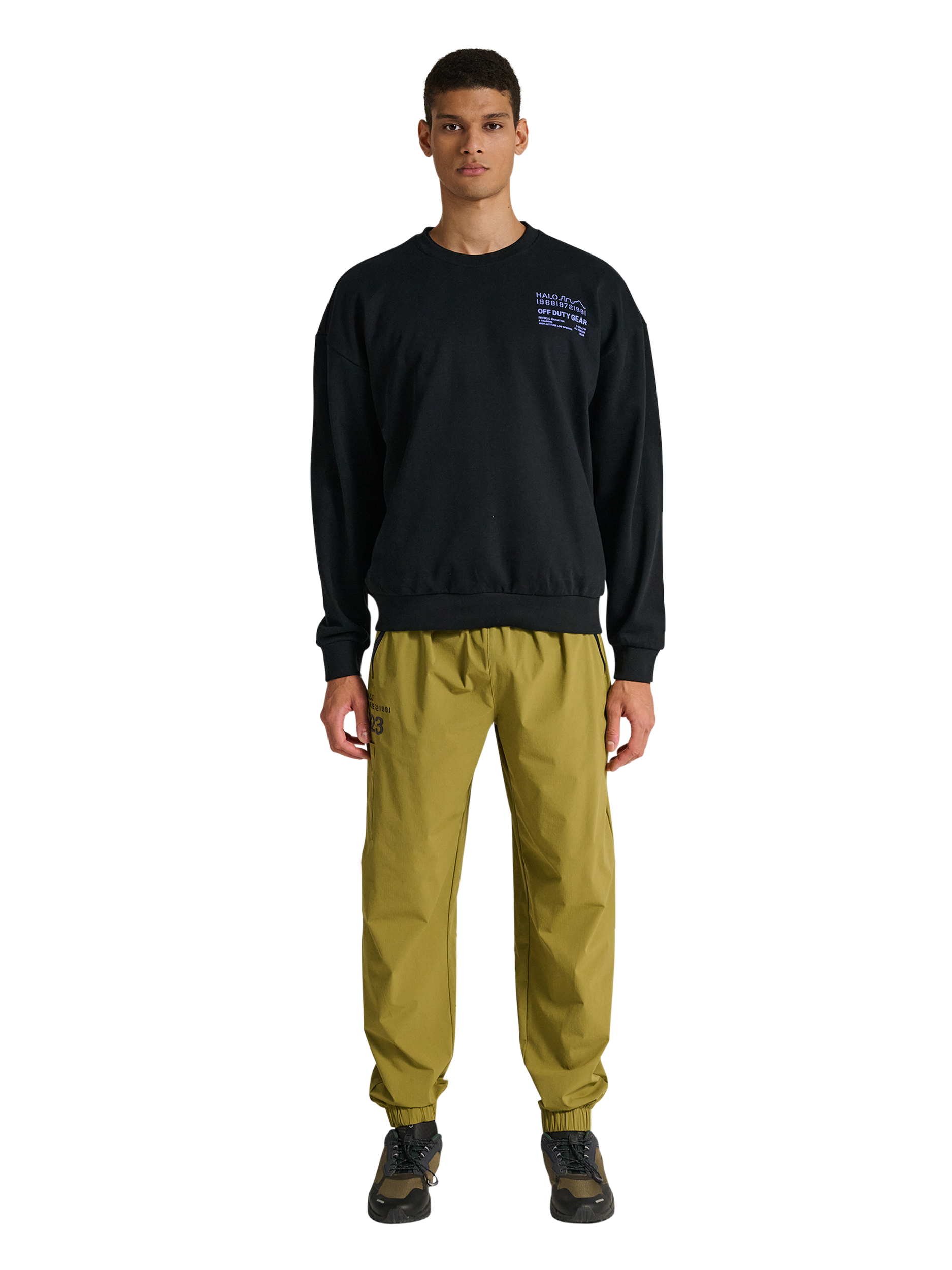 HALO GRAPHIC BOXY CREW