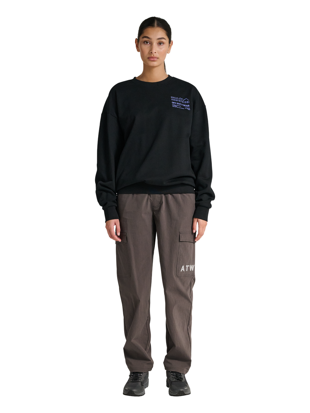 HALO GRAPHIC BOXY CREW