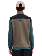 HALO BLOCKED FLEECE VEST