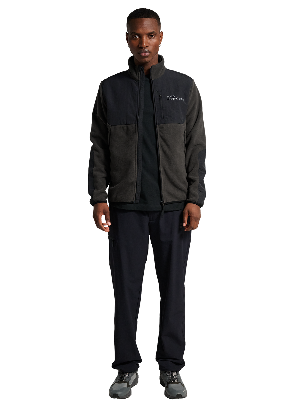 HALO BLOCKED ZIP FLEECE