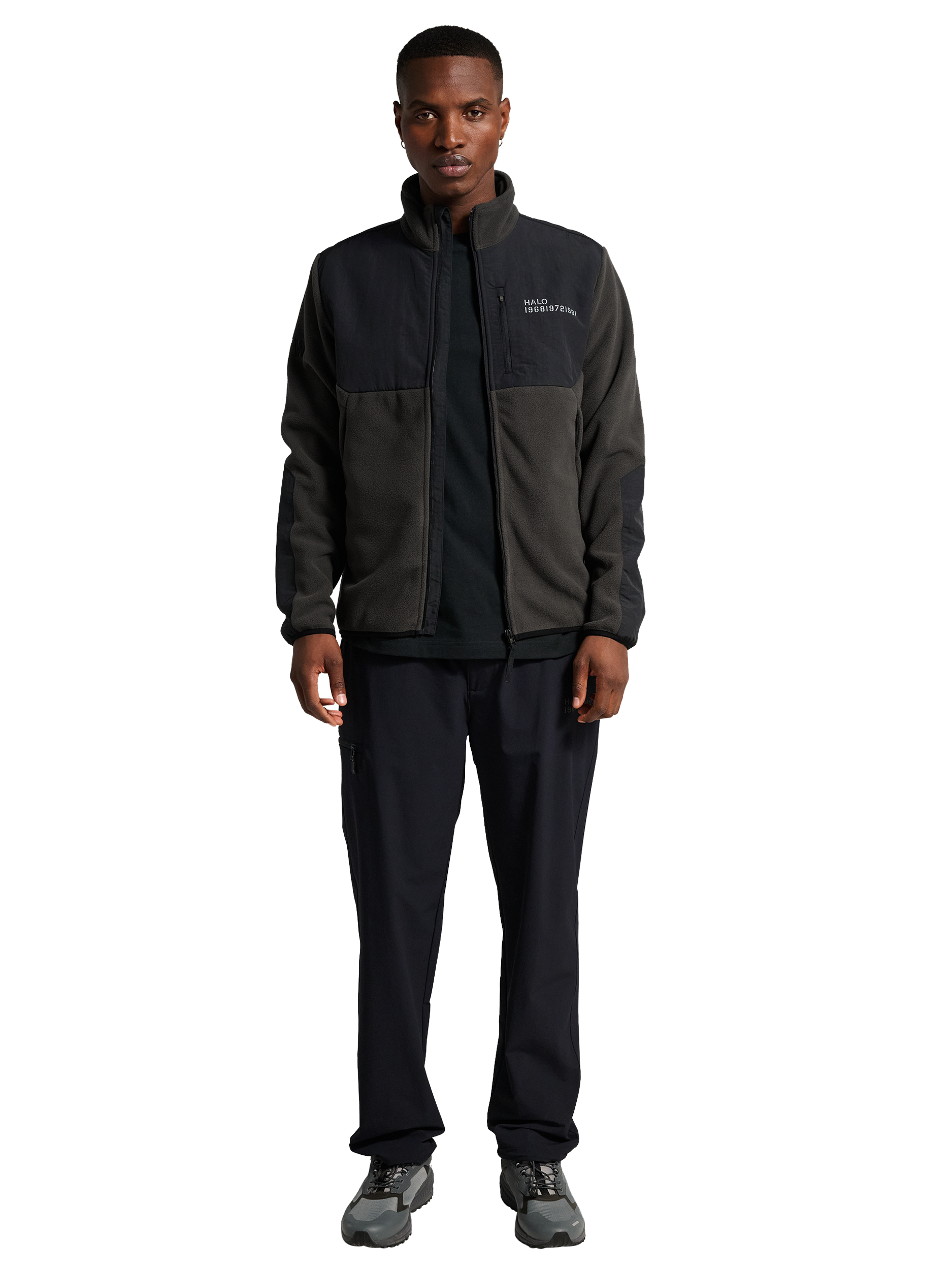HALO BLOCKED ZIP FLEECE