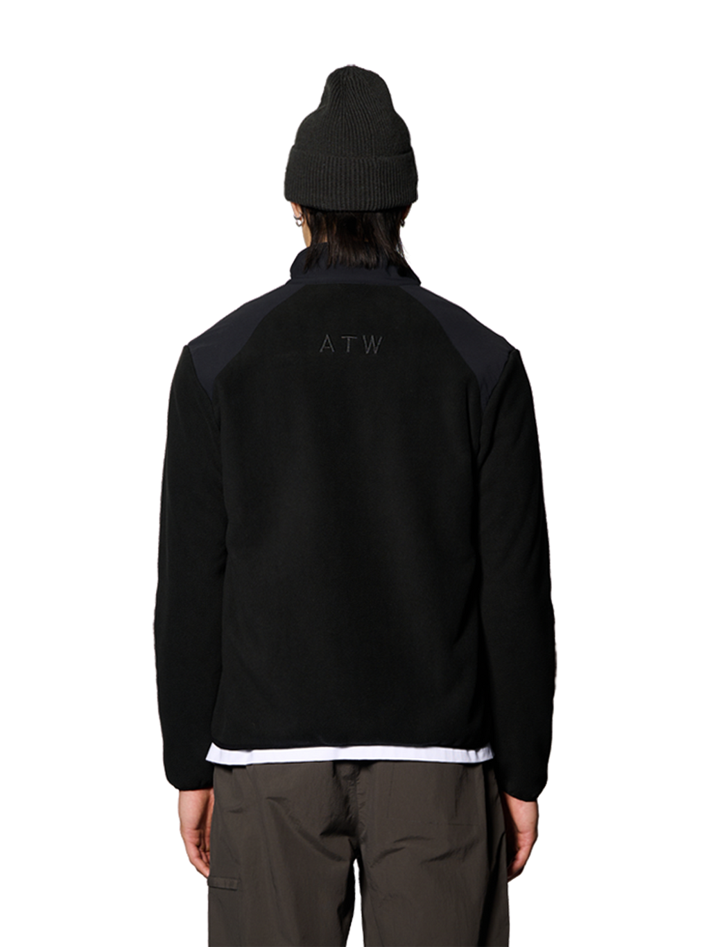 HALO PANELED FLEECE JACKET