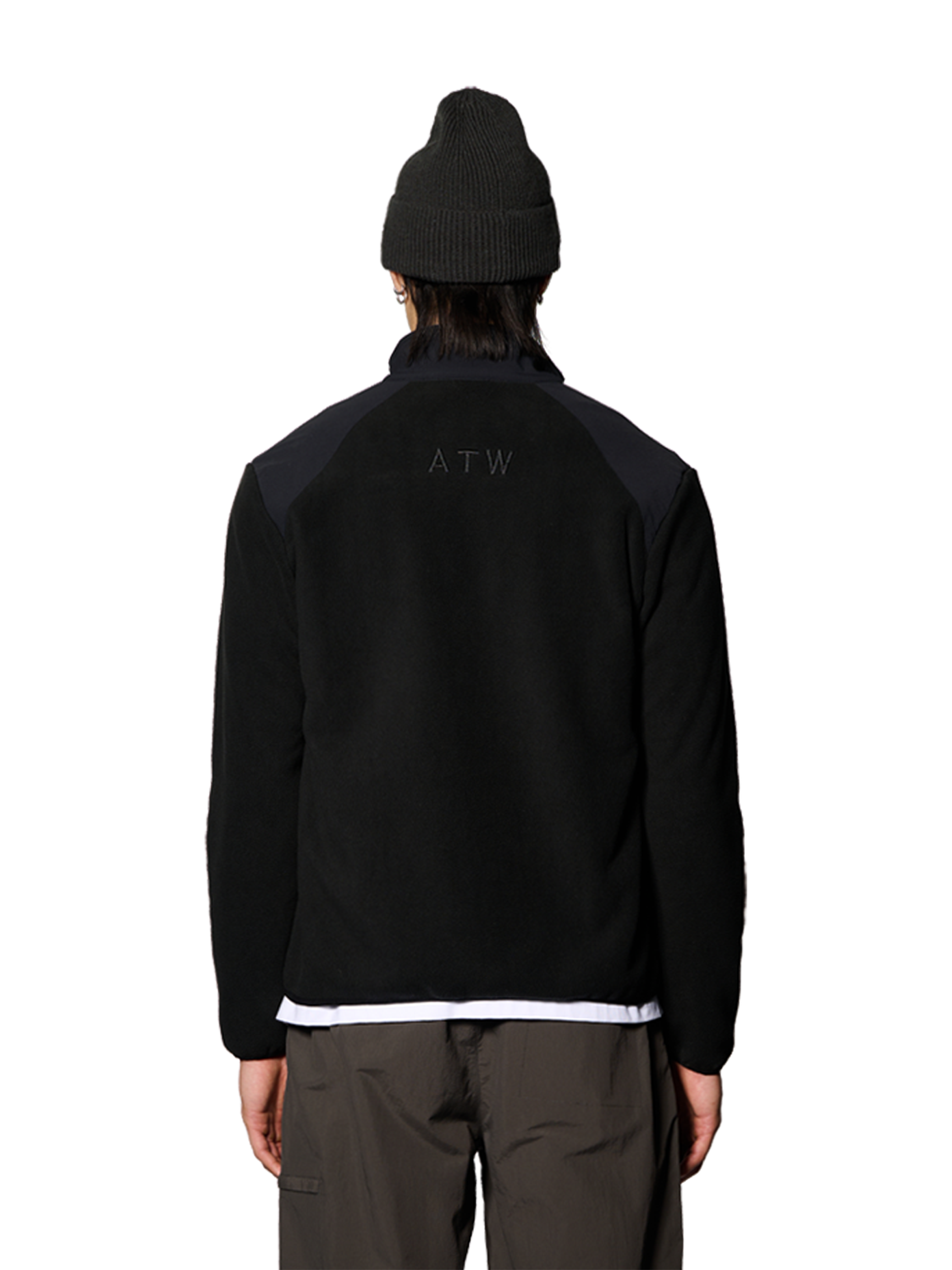 HALO PANELED FLEECE JACKET