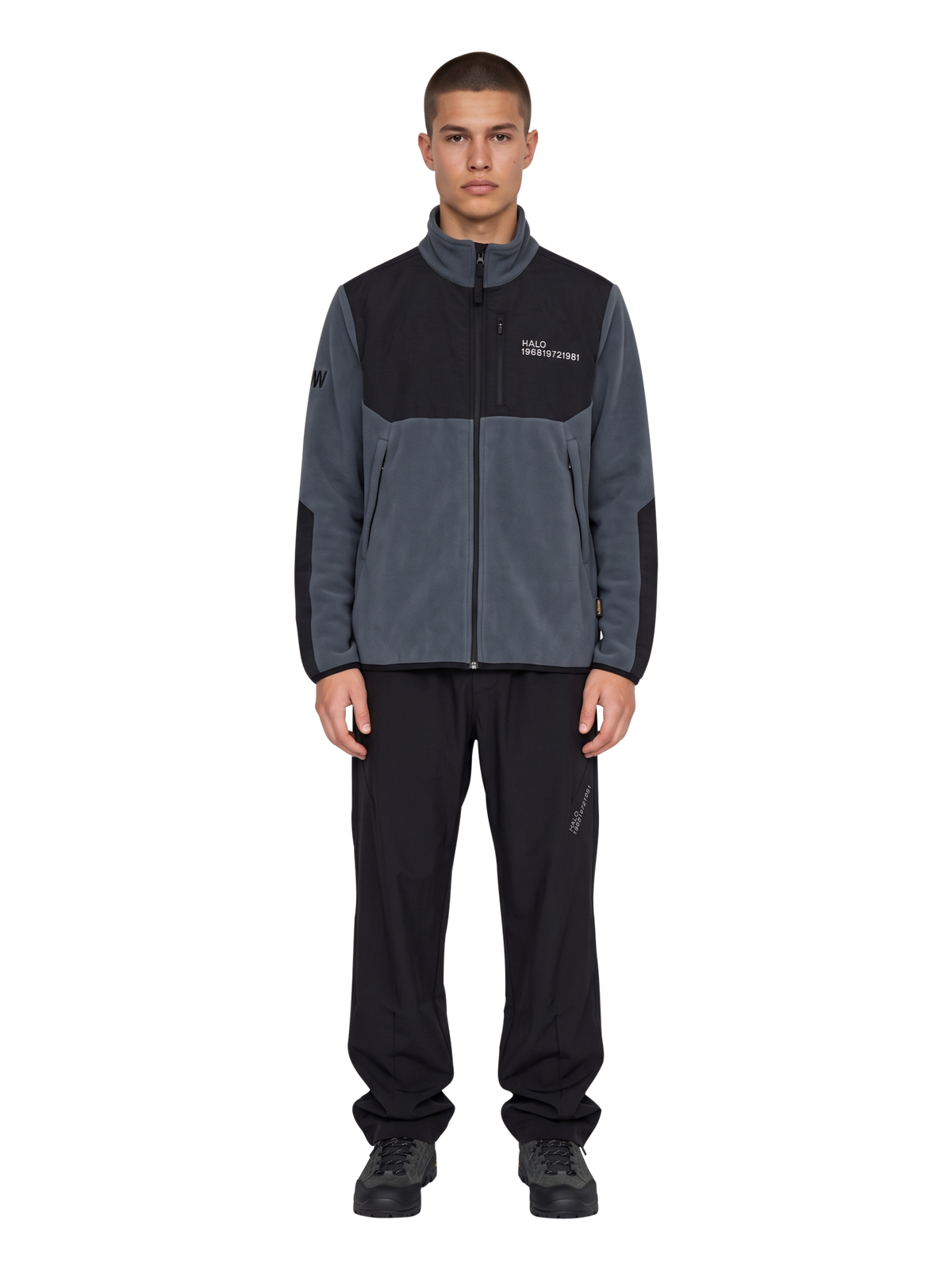 HALO BLOCKED ZIP FLEECE