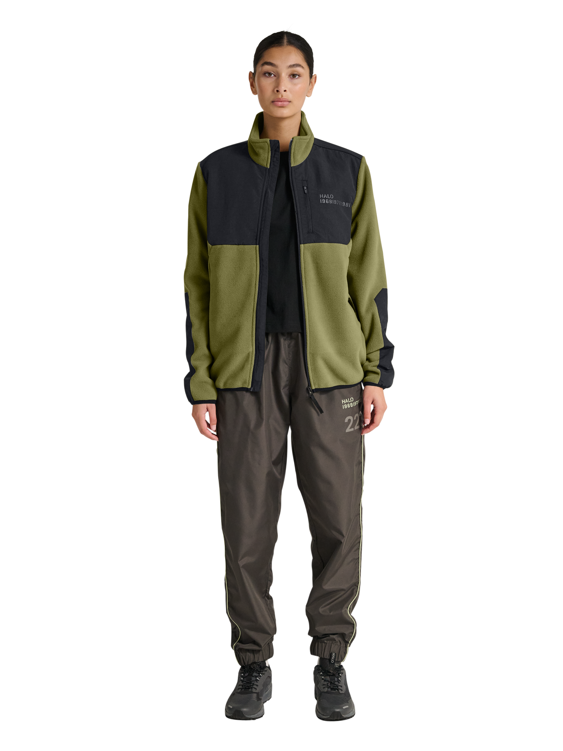HALO BLOCKED ZIP FLEECE