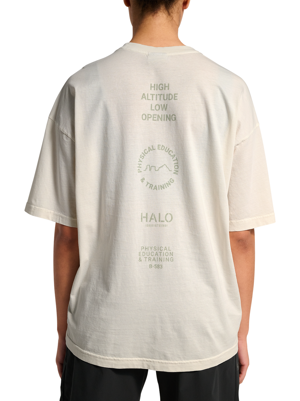 HALO GRAPHIC LOGO BOXY T-SHIRT