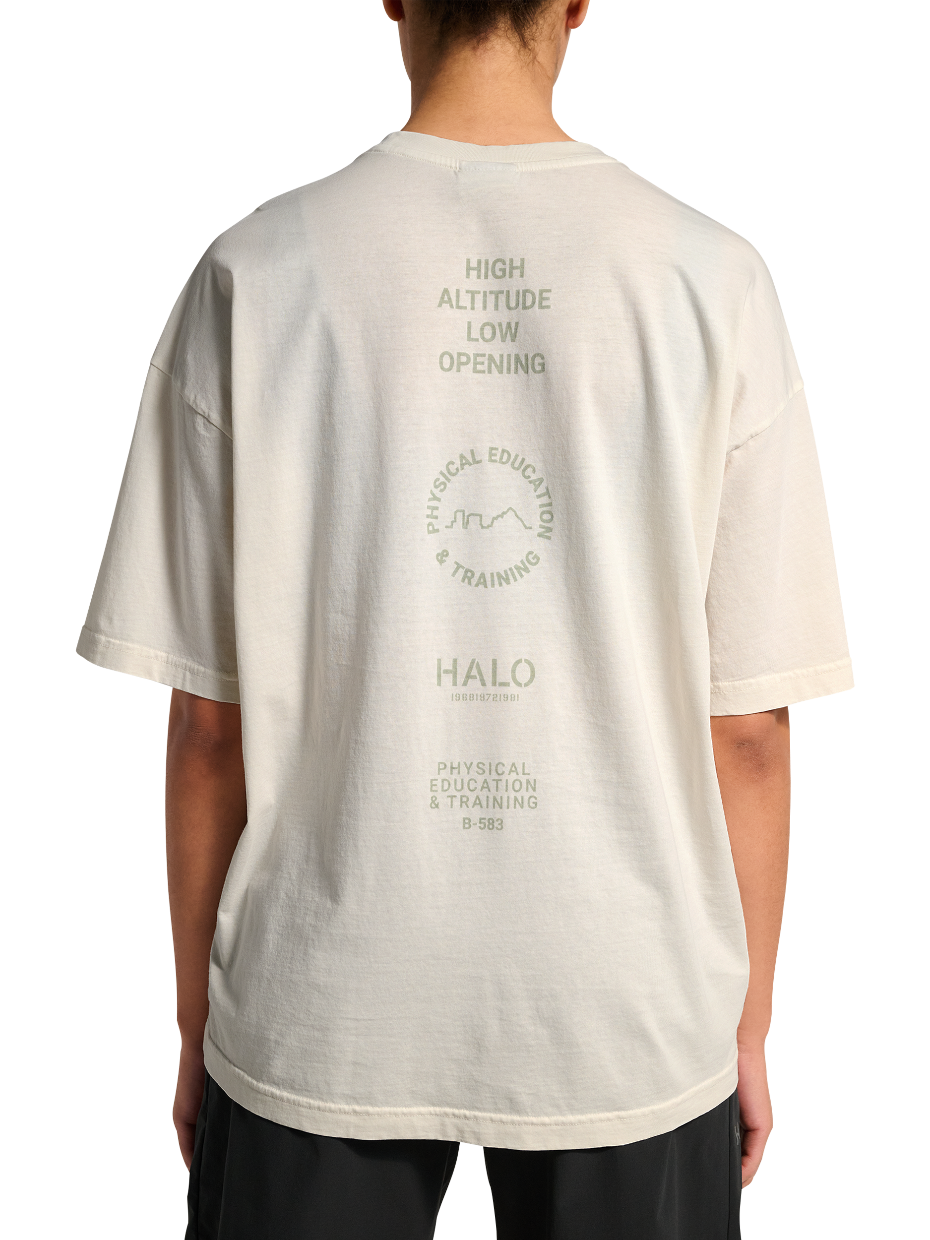 HALO GRAPHIC LOGO BOXY T-SHIRT