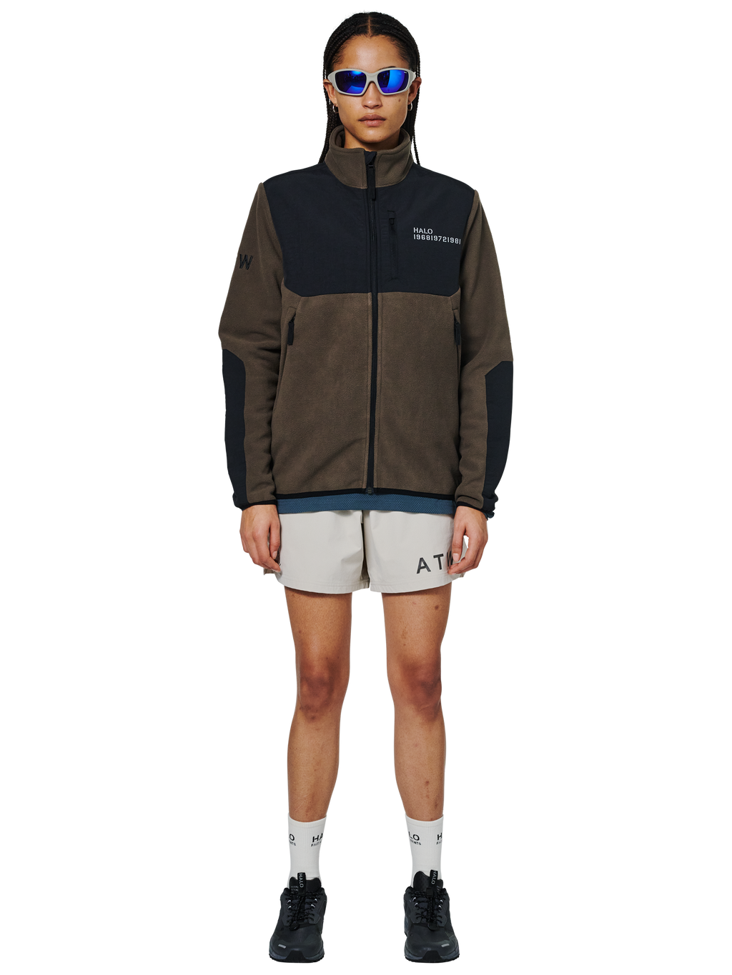 HALO BLOCKED ZIP FLEECE