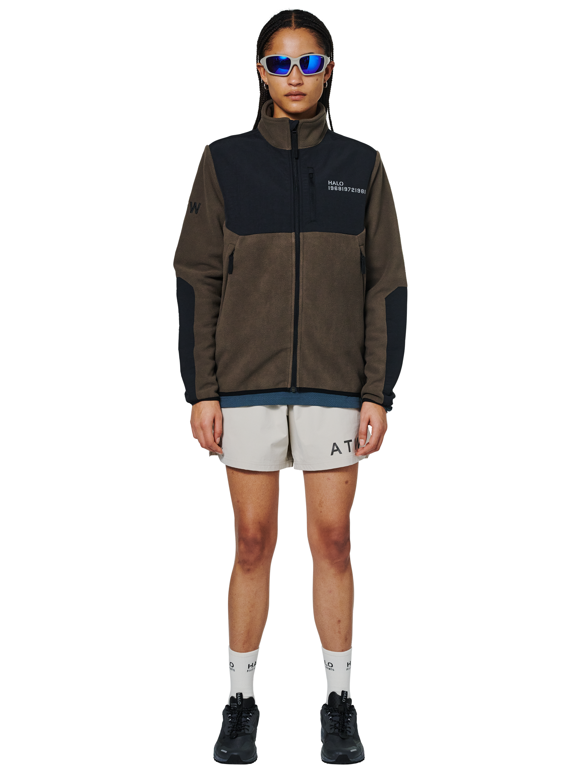 HALO BLOCKED ZIP FLEECE