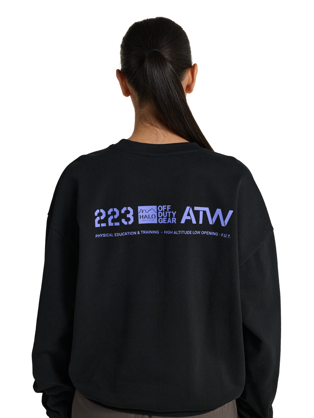 HALO GRAPHIC BOXY CREW
