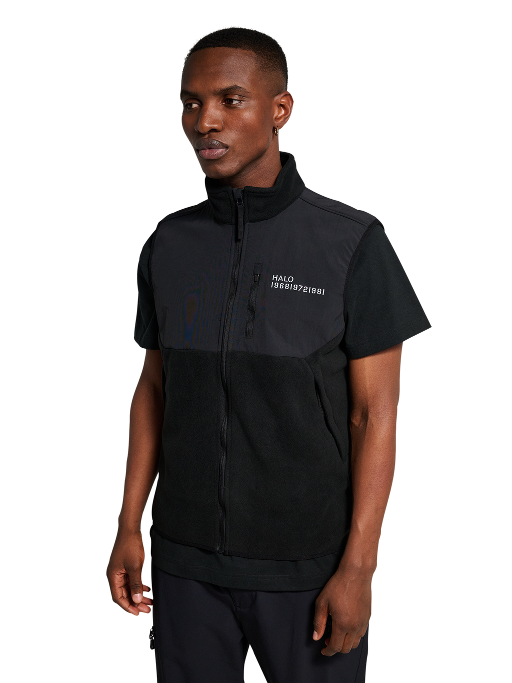 HALO BLOCKED FLEECE VEST