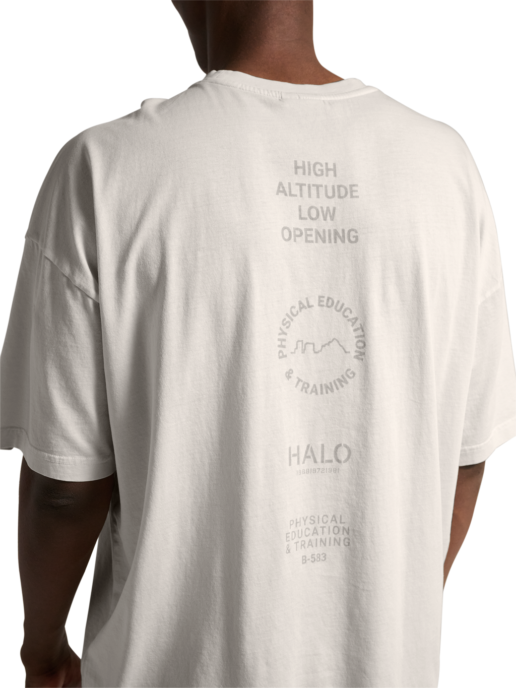 HALO GRAPHIC LOGO BOXY T-SHIRT