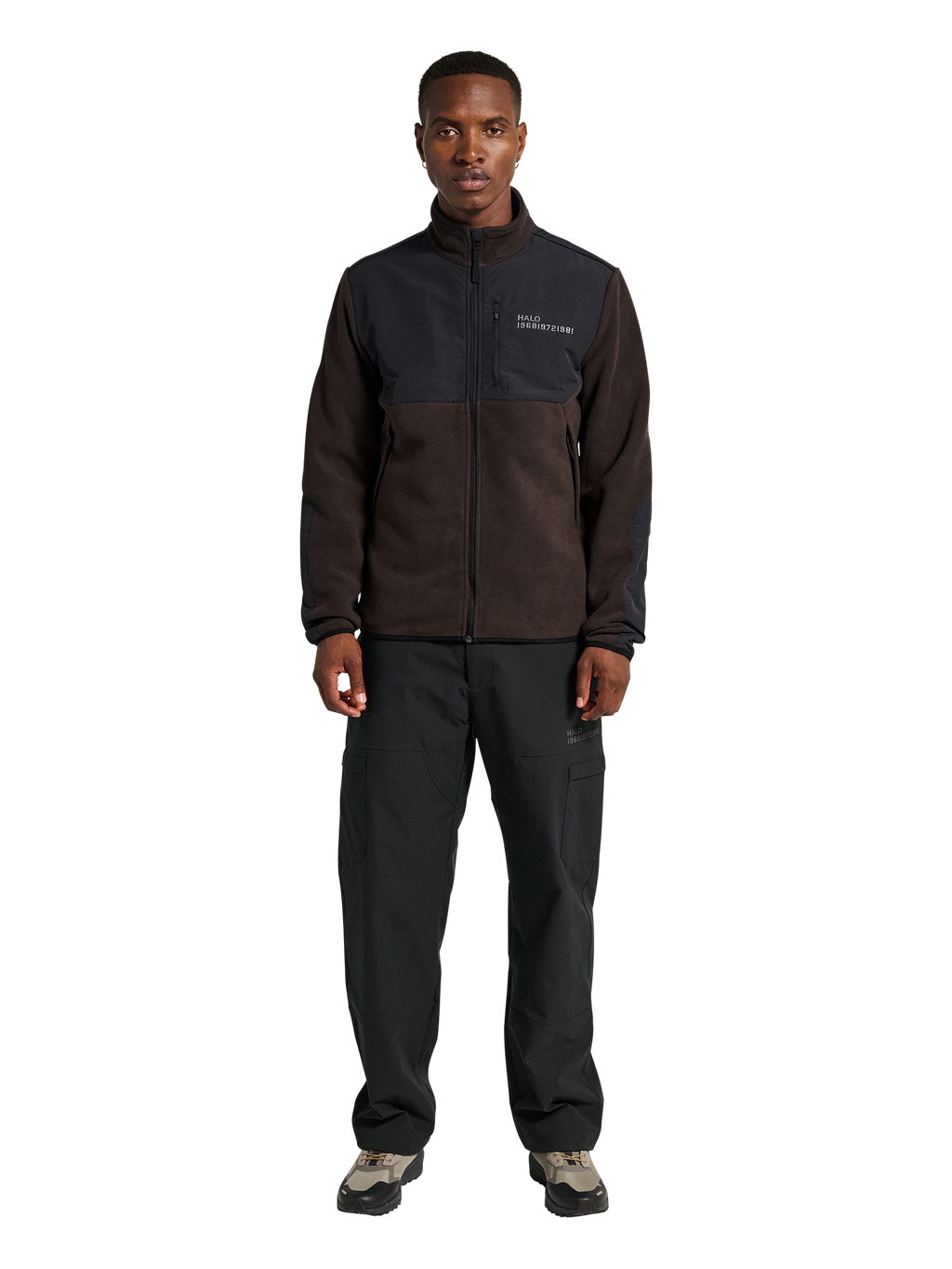 HALO BLOCKED ZIP FLEECE
