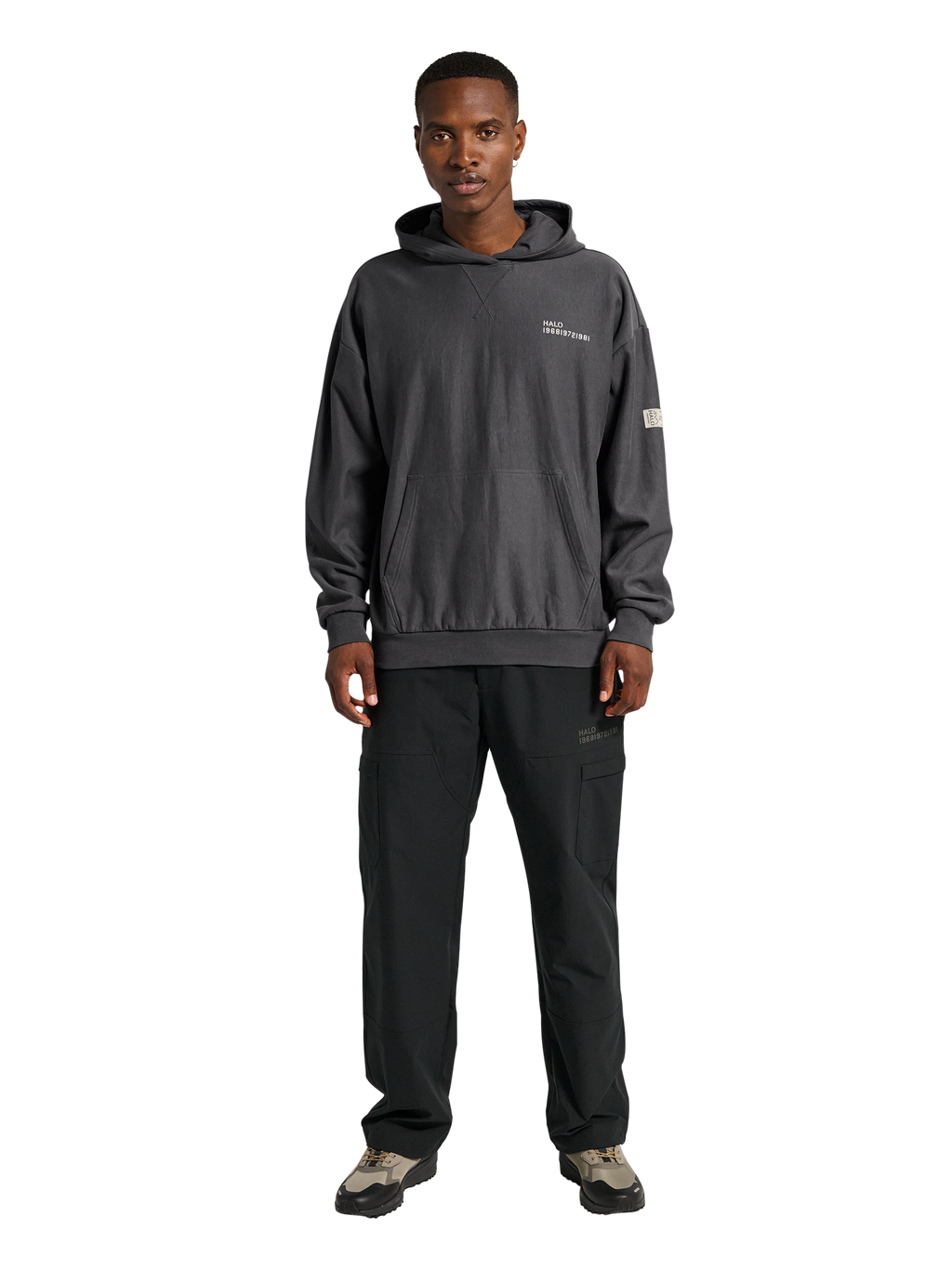 HALO REVERSE BOXY HOODIE