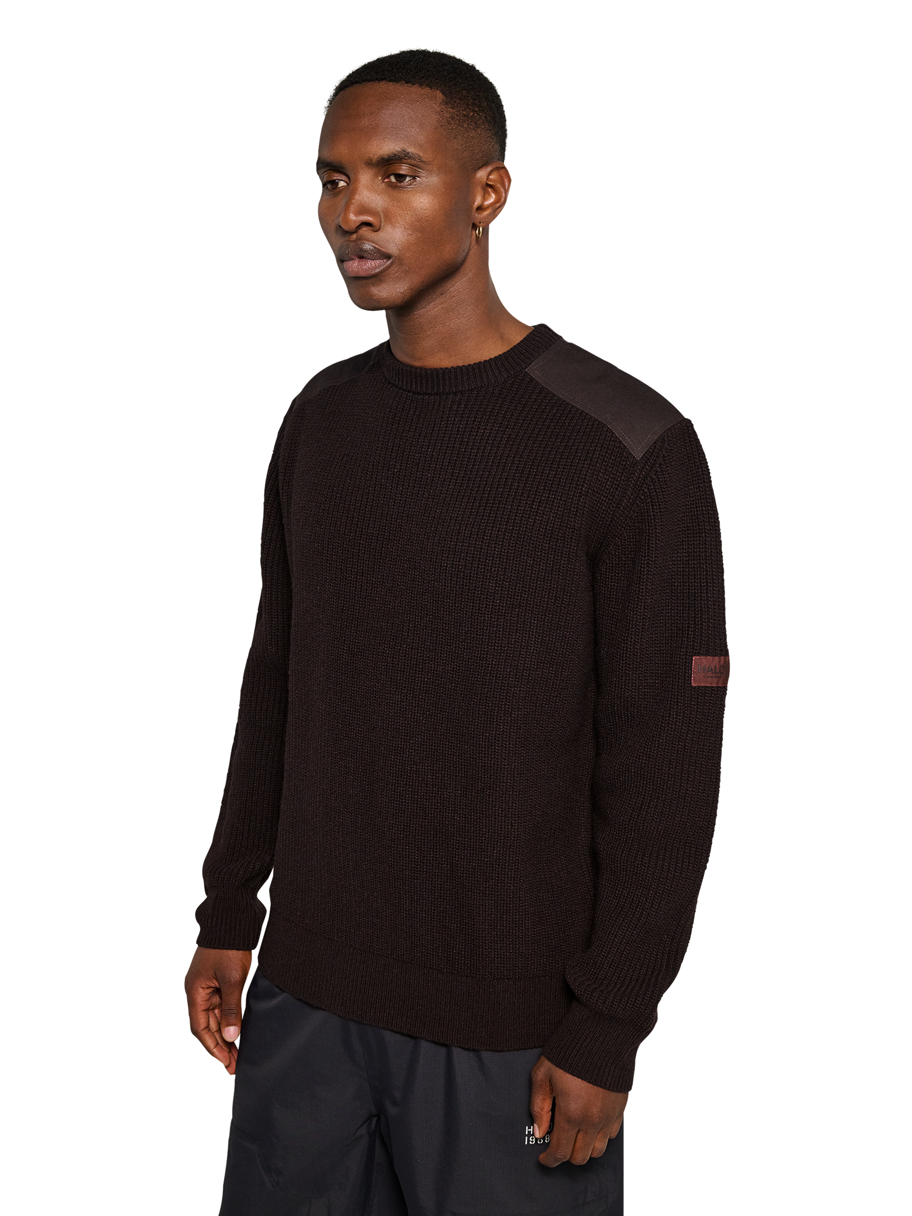 HALO WOOL CREW KNIT