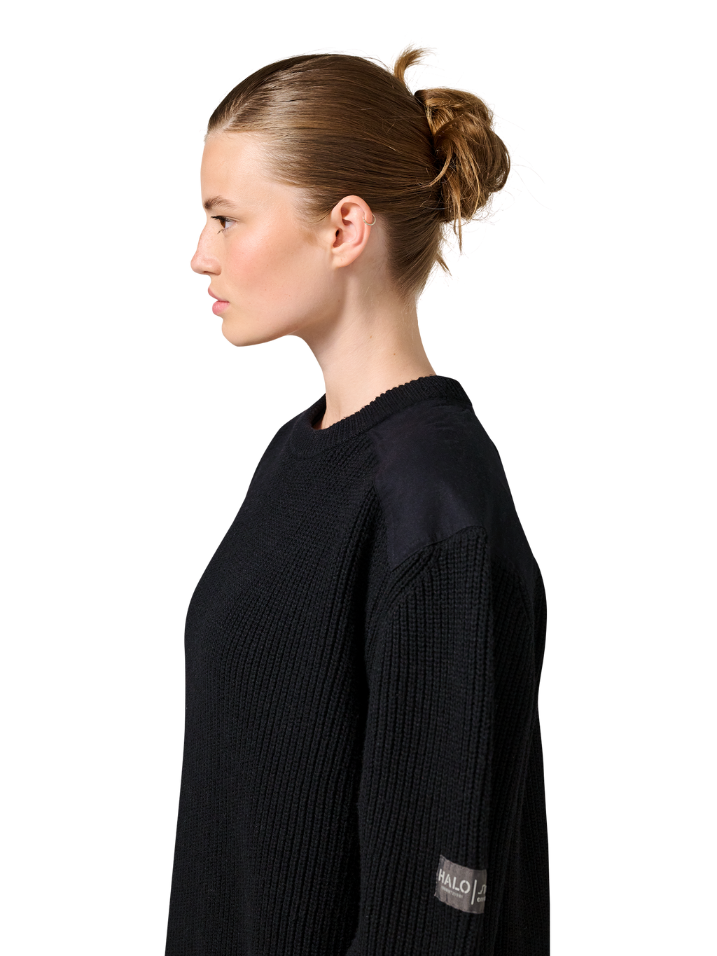 HALO WOOL CREW KNIT