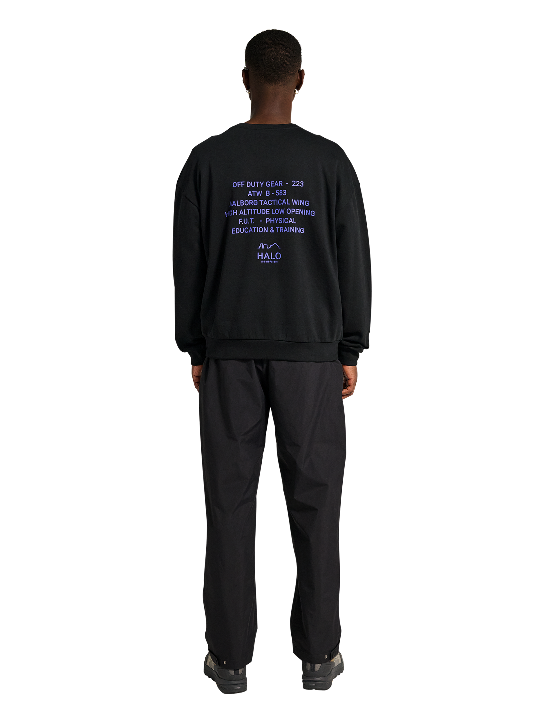 HALO GRAPHIC BOXY CREW