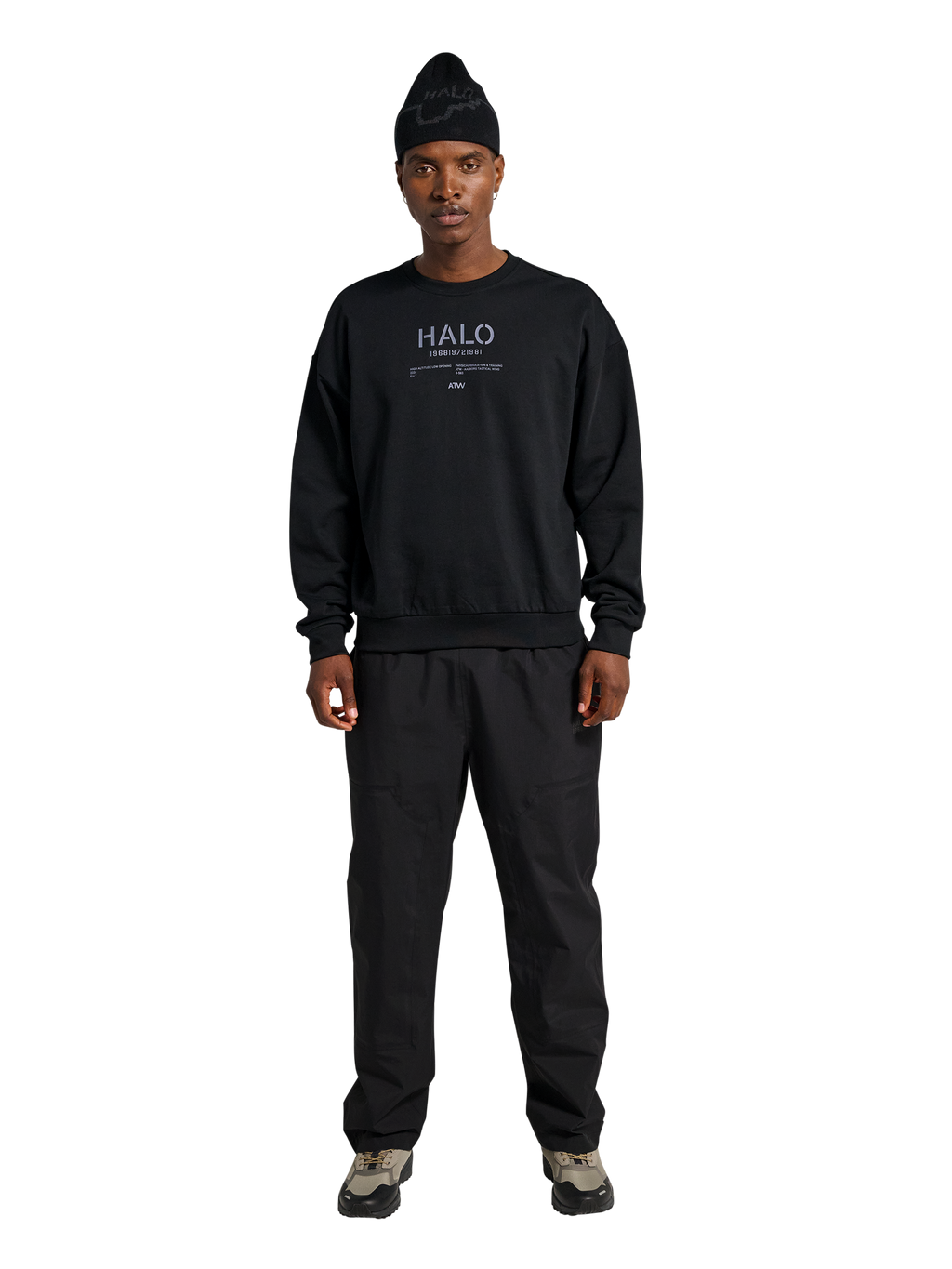HALO GRAPHIC BOXY CREW