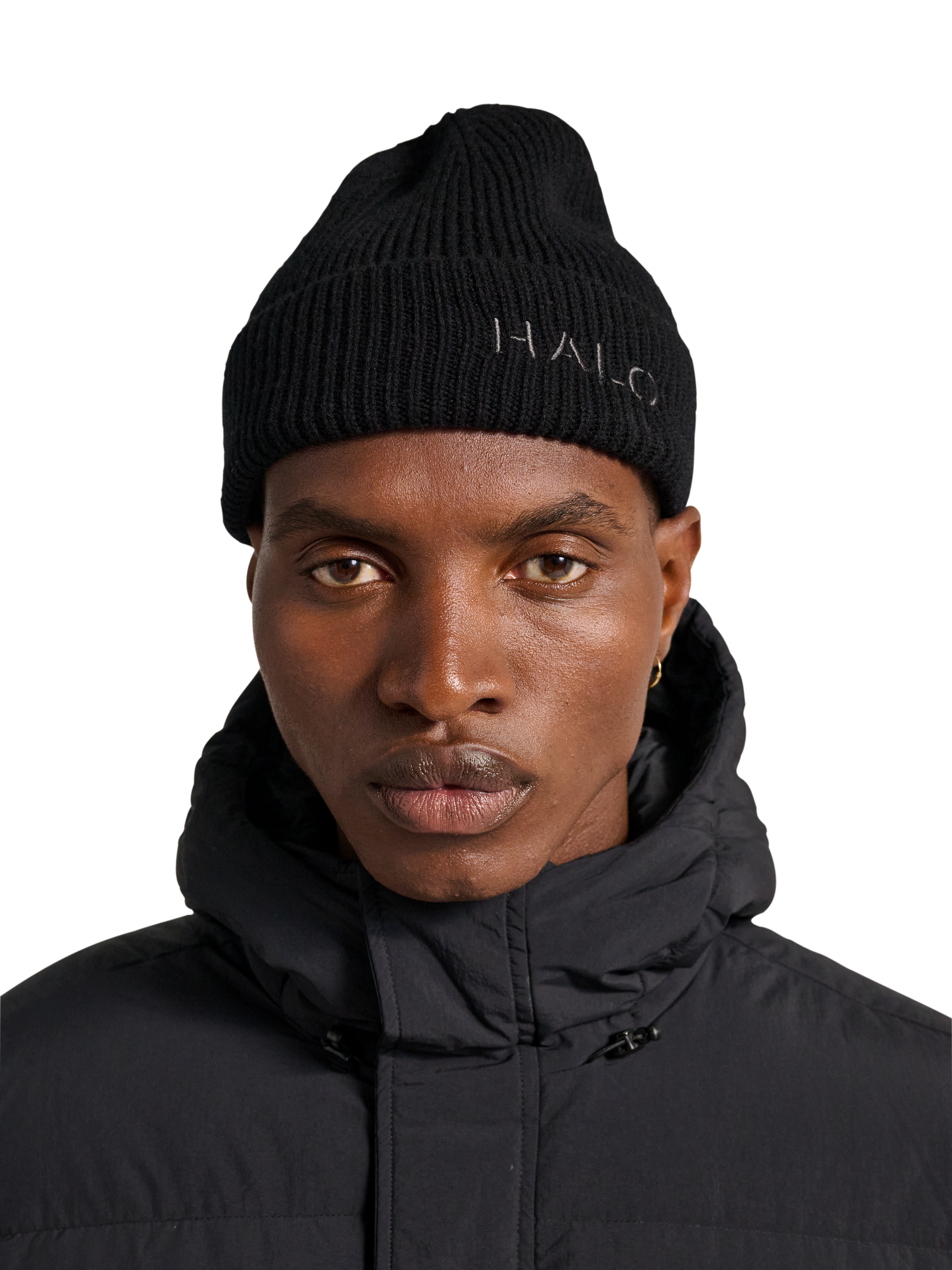 HALO  WOOL RIB BEANIE