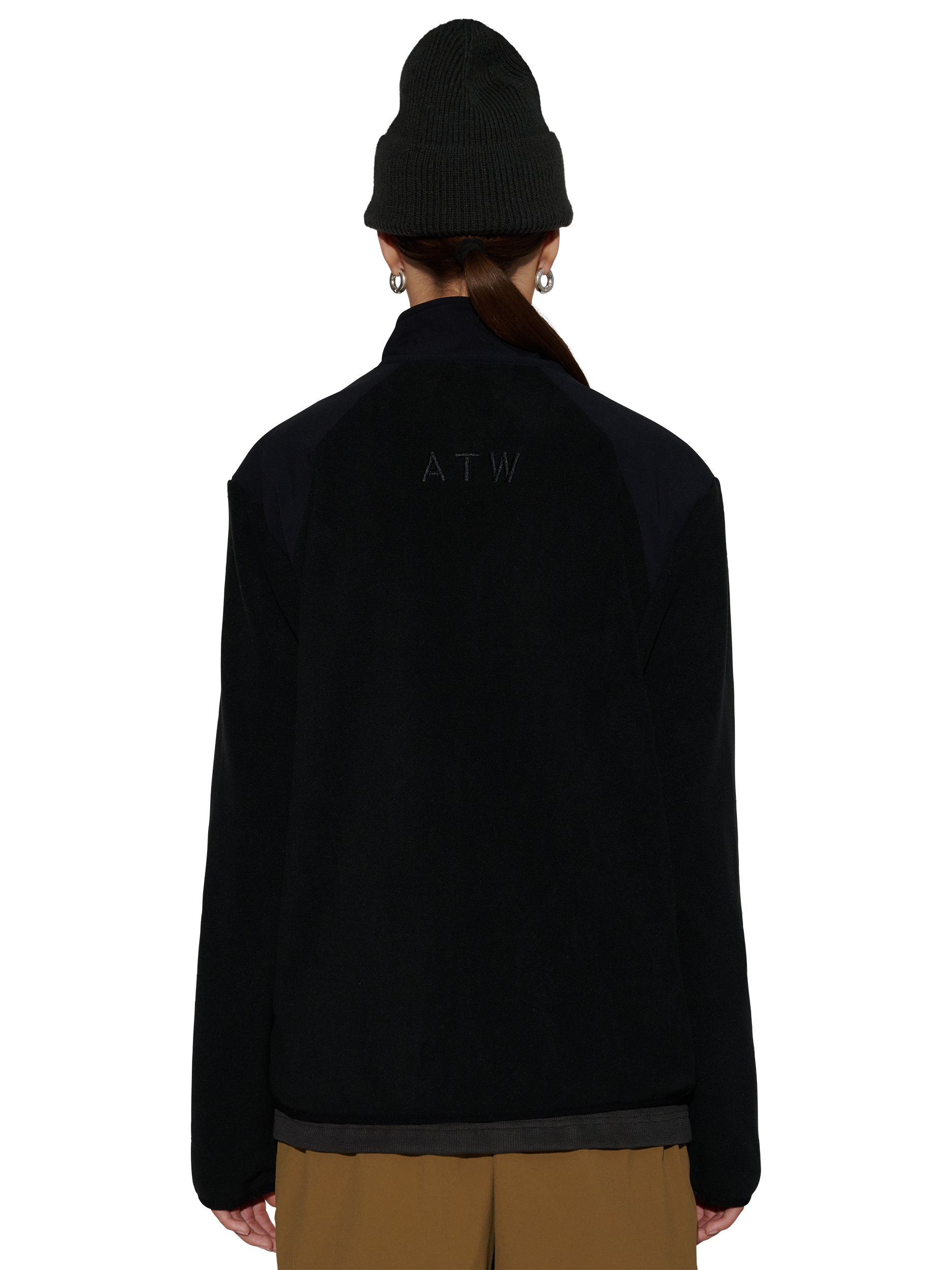 HALO PANELED FLEECE JACKET